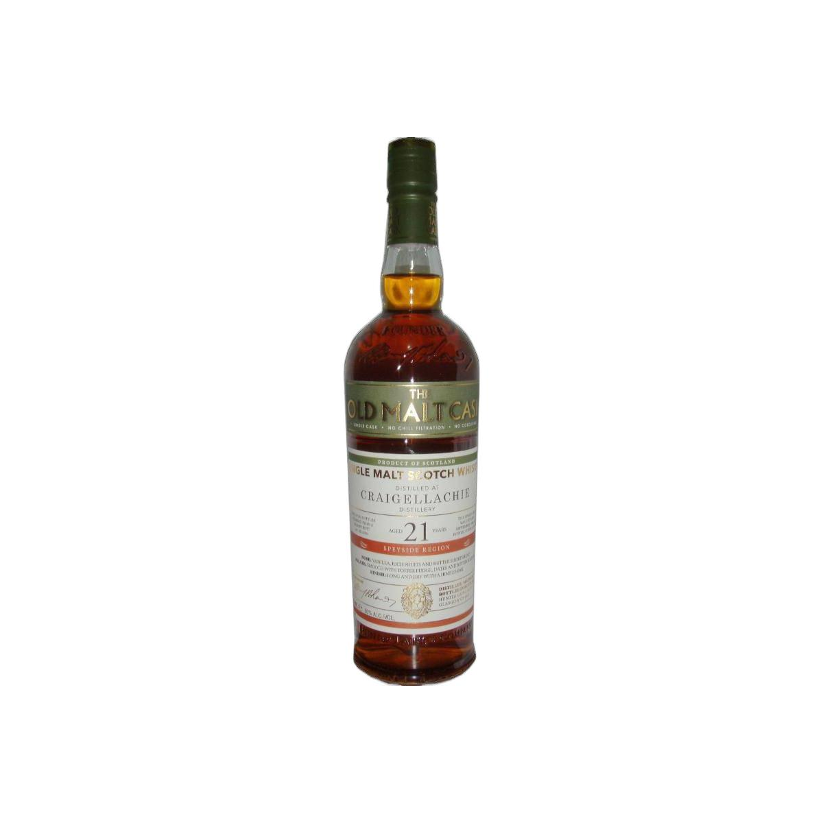 Craigellachie Old Malt Cask 1995 21 Years Single Malt Whisky 2
