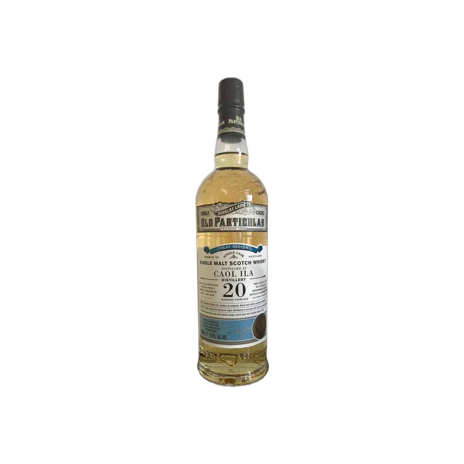 Caol Ila Old Particular 1996 20 Years Single Malt Whisky