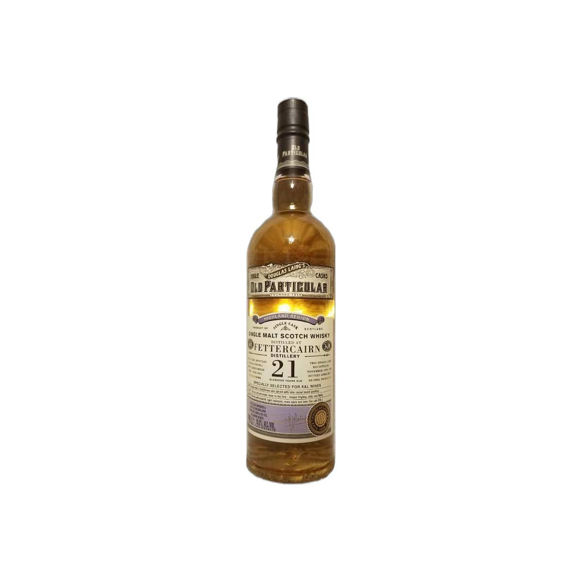 Fettercairn Old Particular 1995 21 Years Single Malt Whisky