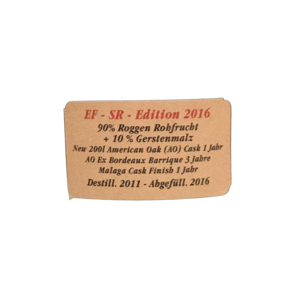 Eifel Whisky Einzelfass "Single Rye" - Edition 2016 BPCh 2