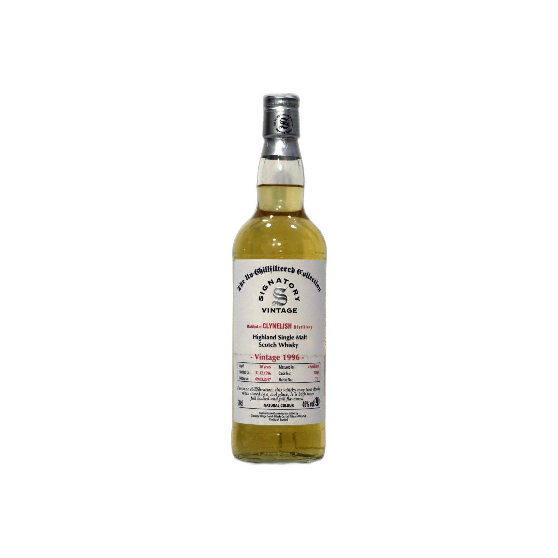 Clynelish The Un-Chillfiltered Collection 1996 20 Years Single Malt Whisky