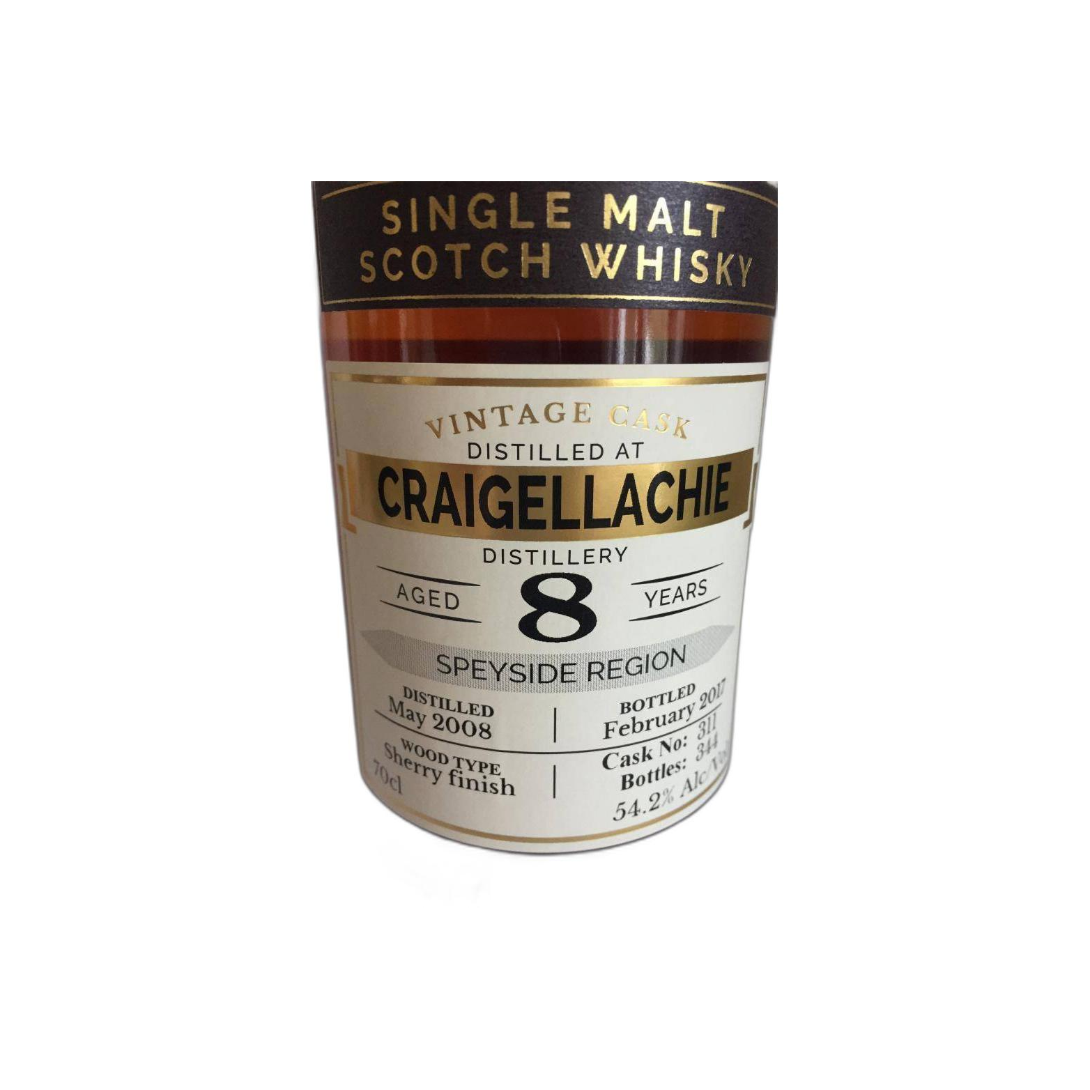 Craigellachie 2008 8 Years Single Malt Whisky 3