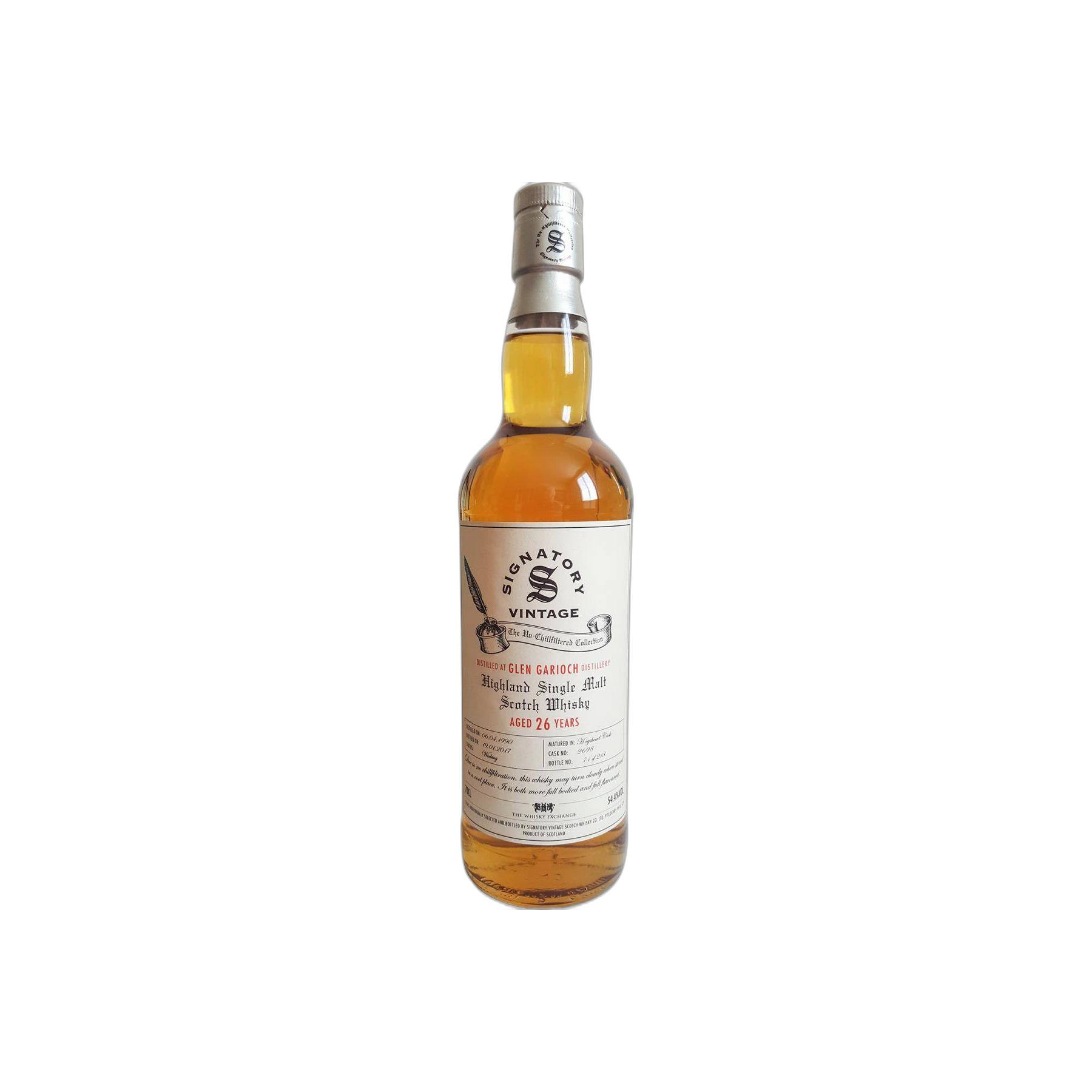 Glen Garioch The Un-Chillfiltered Collection 1990 26 Years Single Malt Whisky