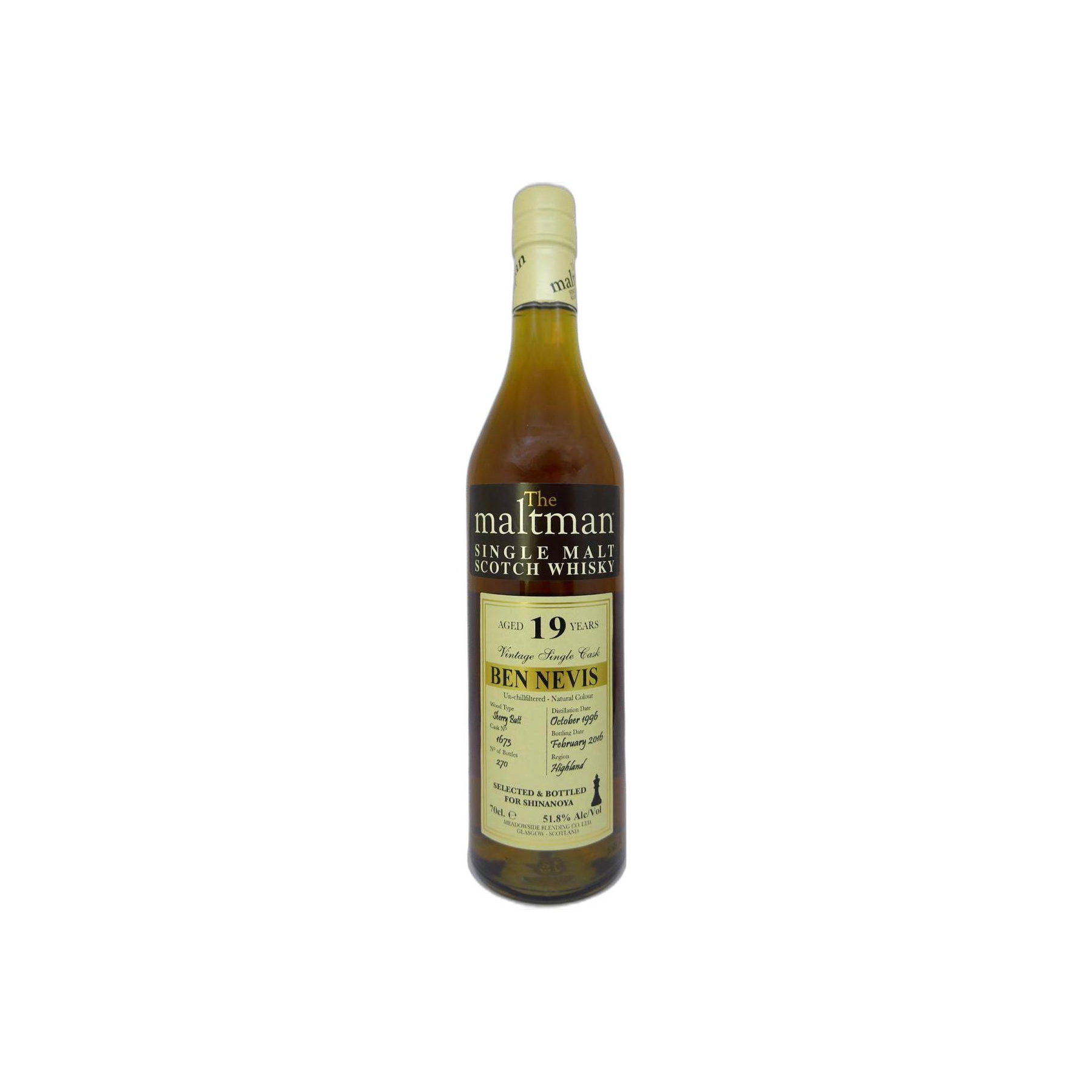 Ben Nevis 1996 19 Years Single Malt Whisky