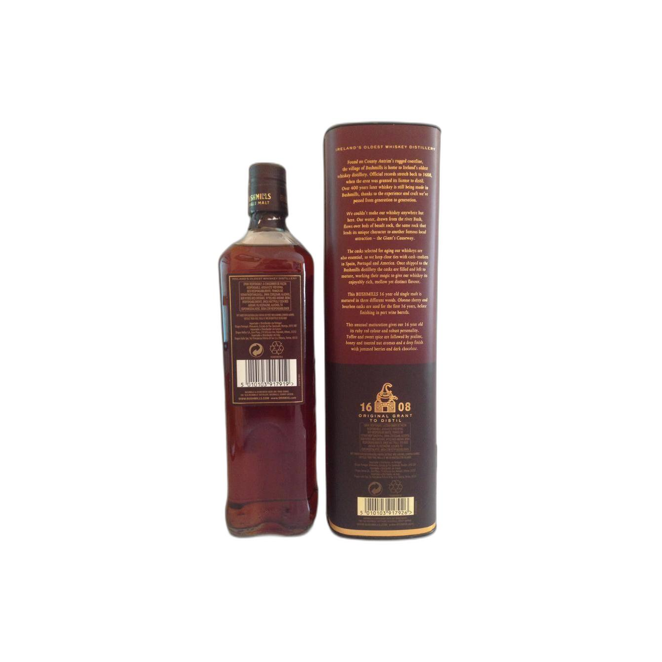 Bushmills 16 Years Single Malt Whisky 3