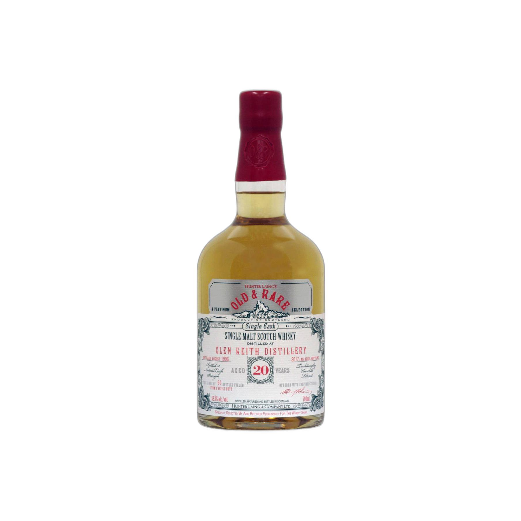 Glen Keith 1996 20 Years Single Malt Whisky