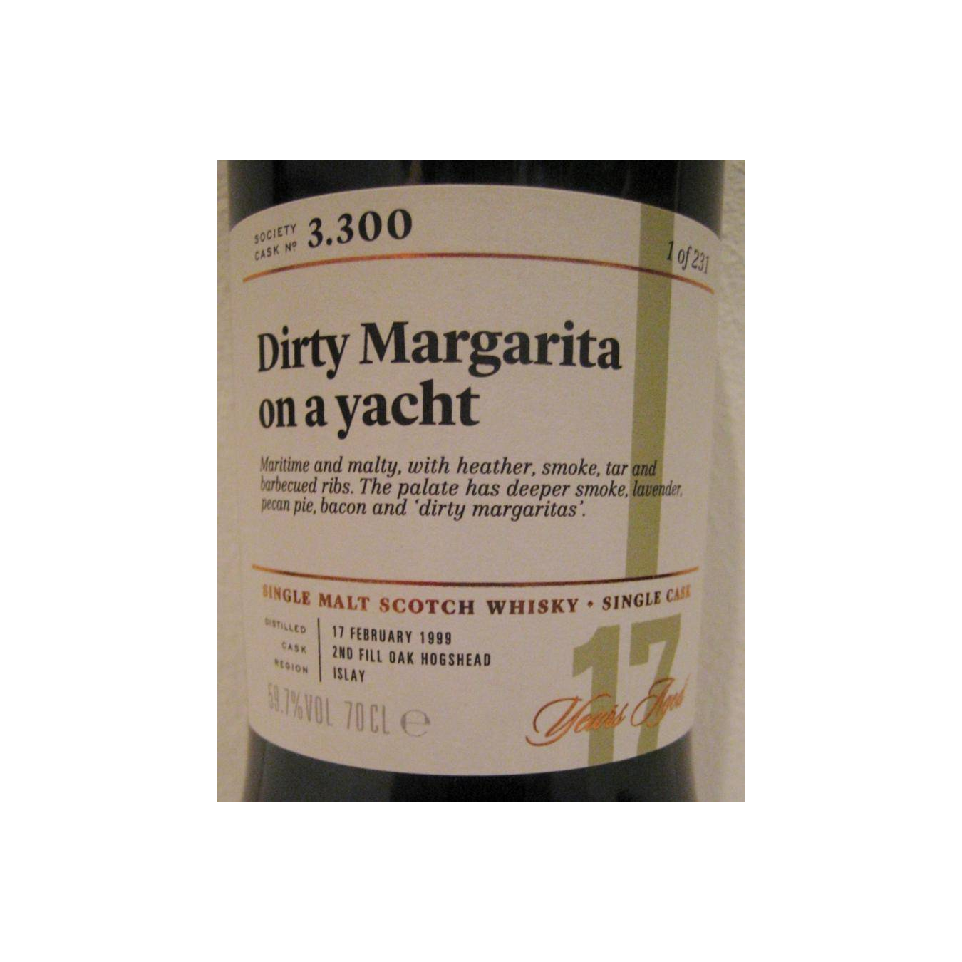 The Scotch Malt Whisky Society 1999 17 Years Single Malt Whisky 2