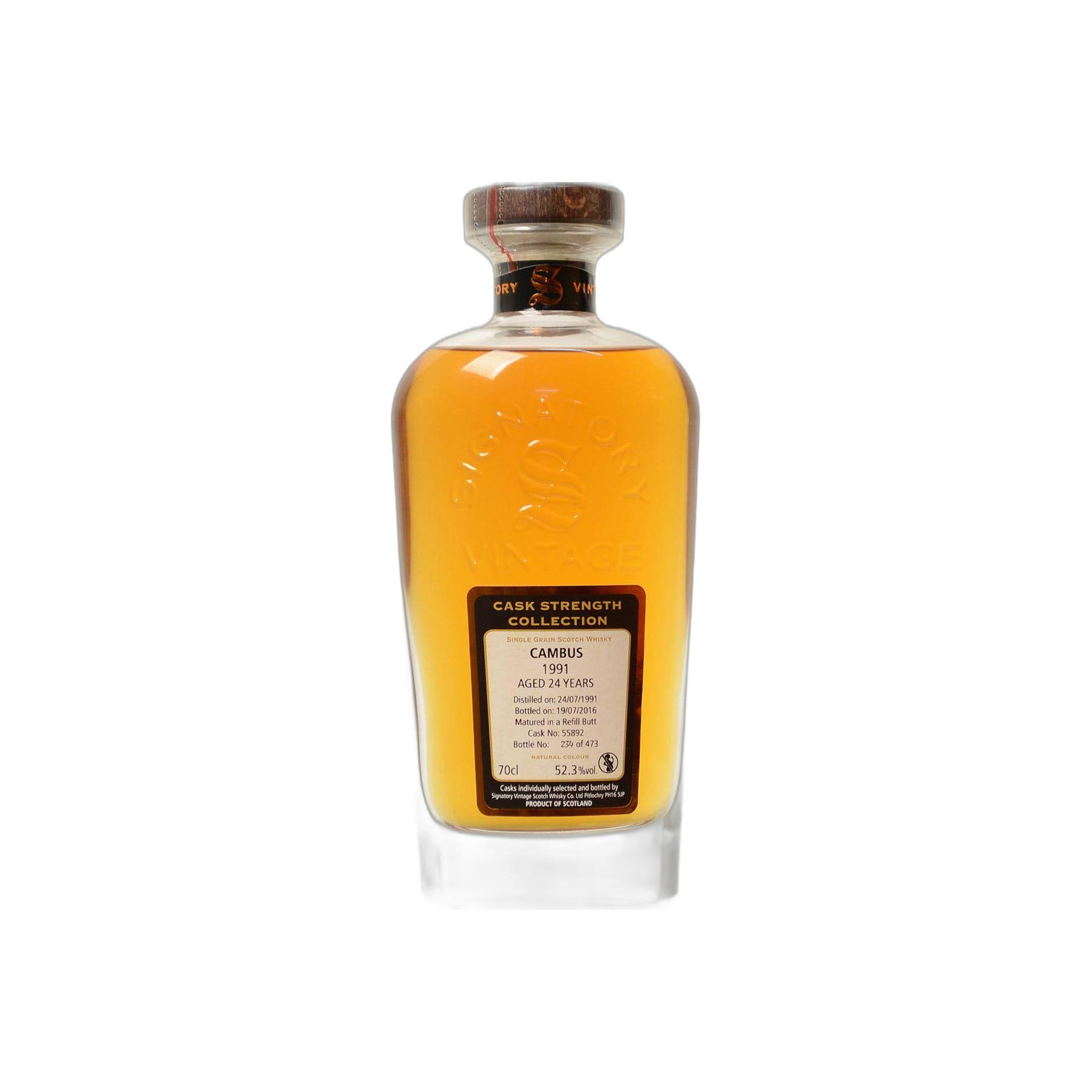 Cambus Cask Strength Collection 1991 24 Years Single Grain Whisky