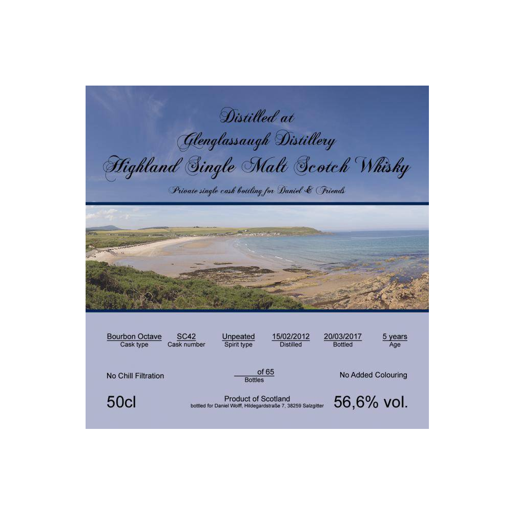 Glenglassaugh 2012 5 Years Single Malt Whisky