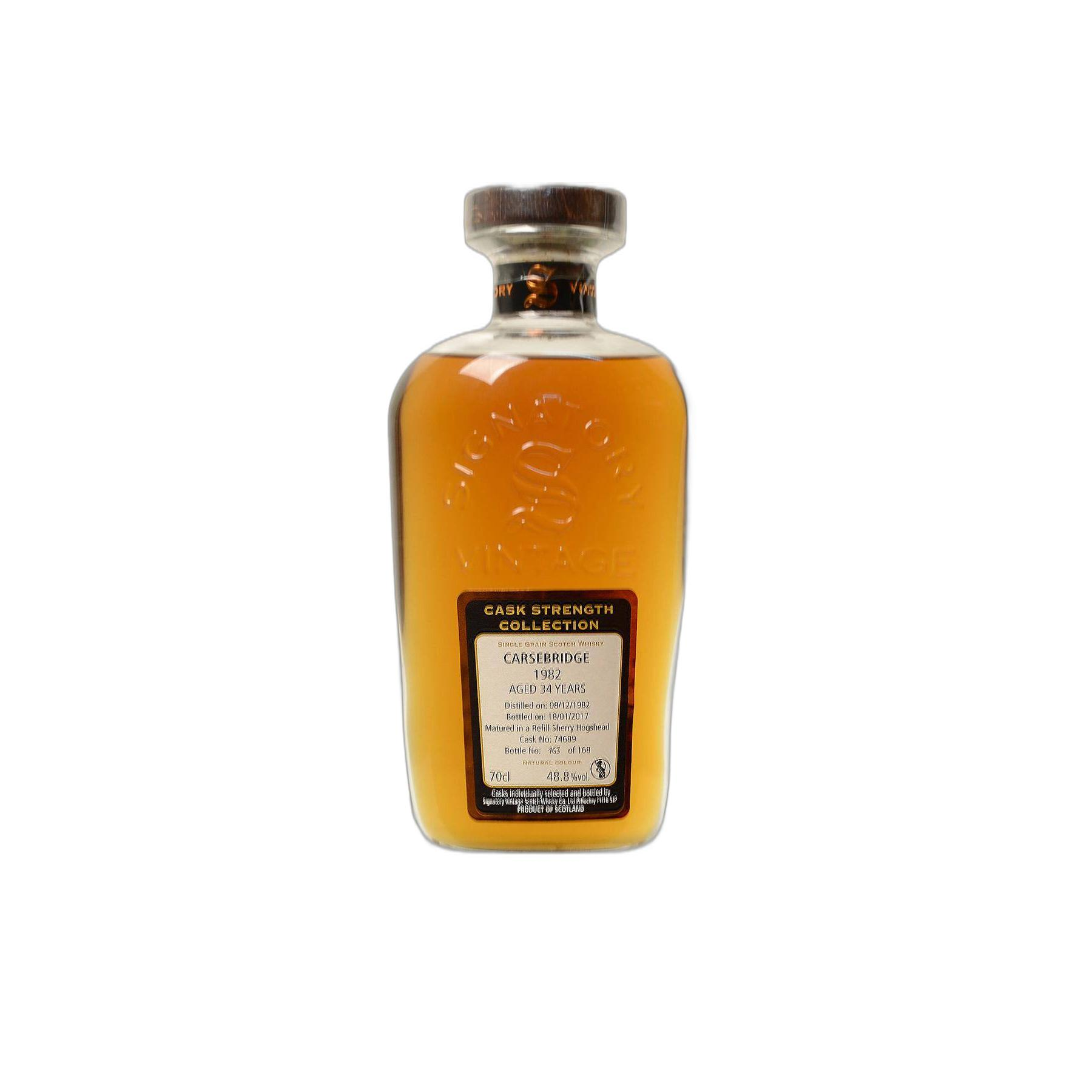 Carsebridge Cask Strength Collection 1982 34 Years Single Grain Whisky