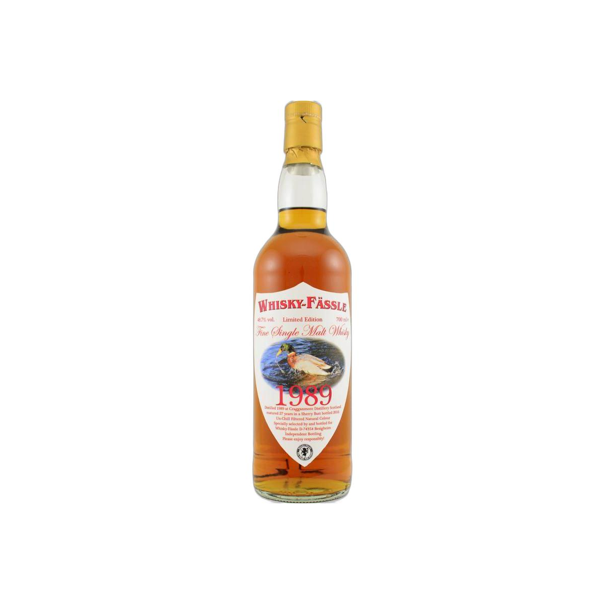 Cragganmore Limited Edition 1989 27 Years Single Malt Whisky
