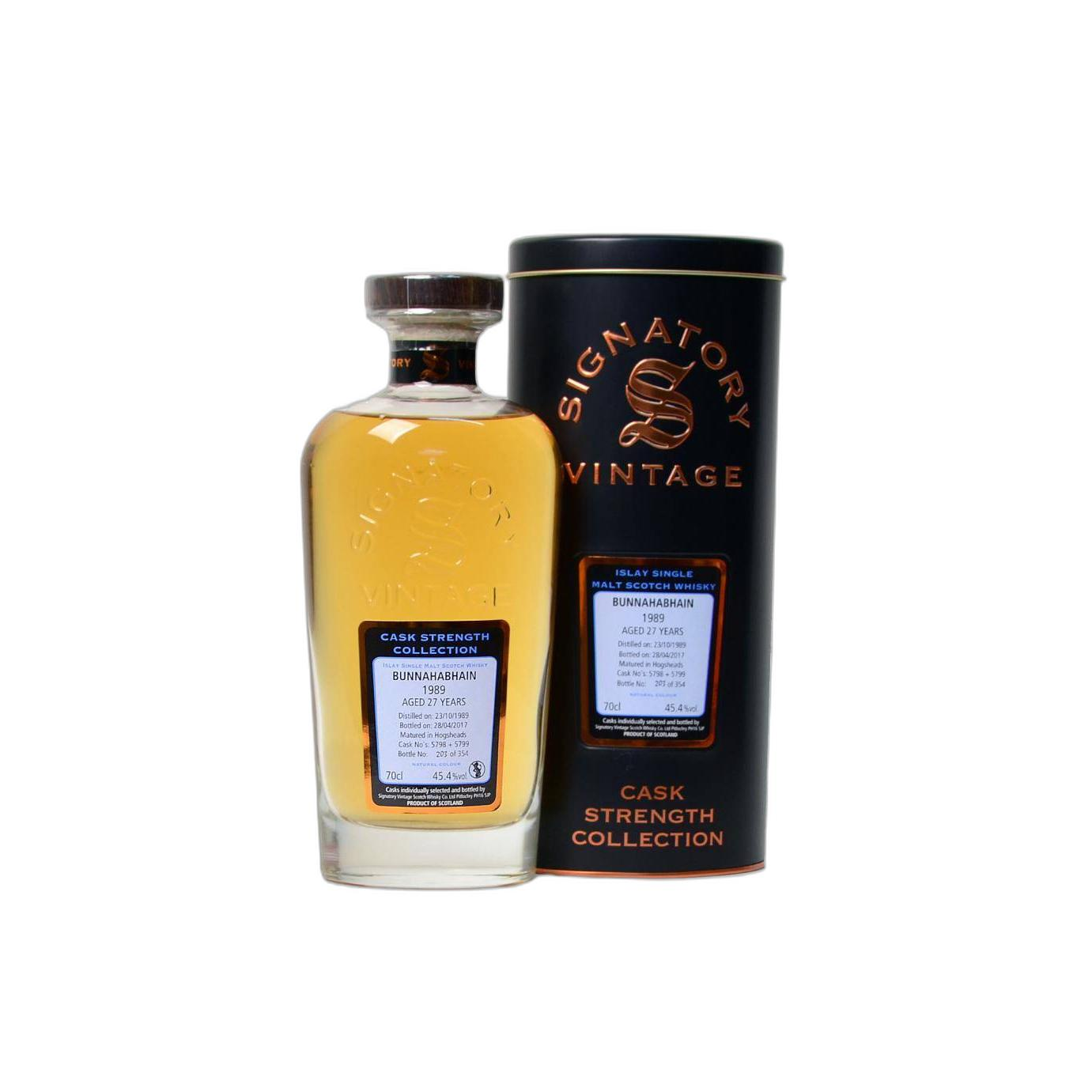 Bunnahabhain Cask Strength Collection 1989 27 Years Single Malt Whisky 2