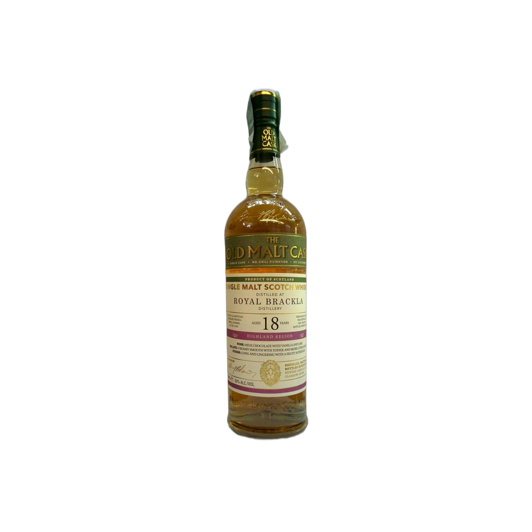 Royal Brackla Old Malt Cask 1998 18 Years Single Malt Whisky