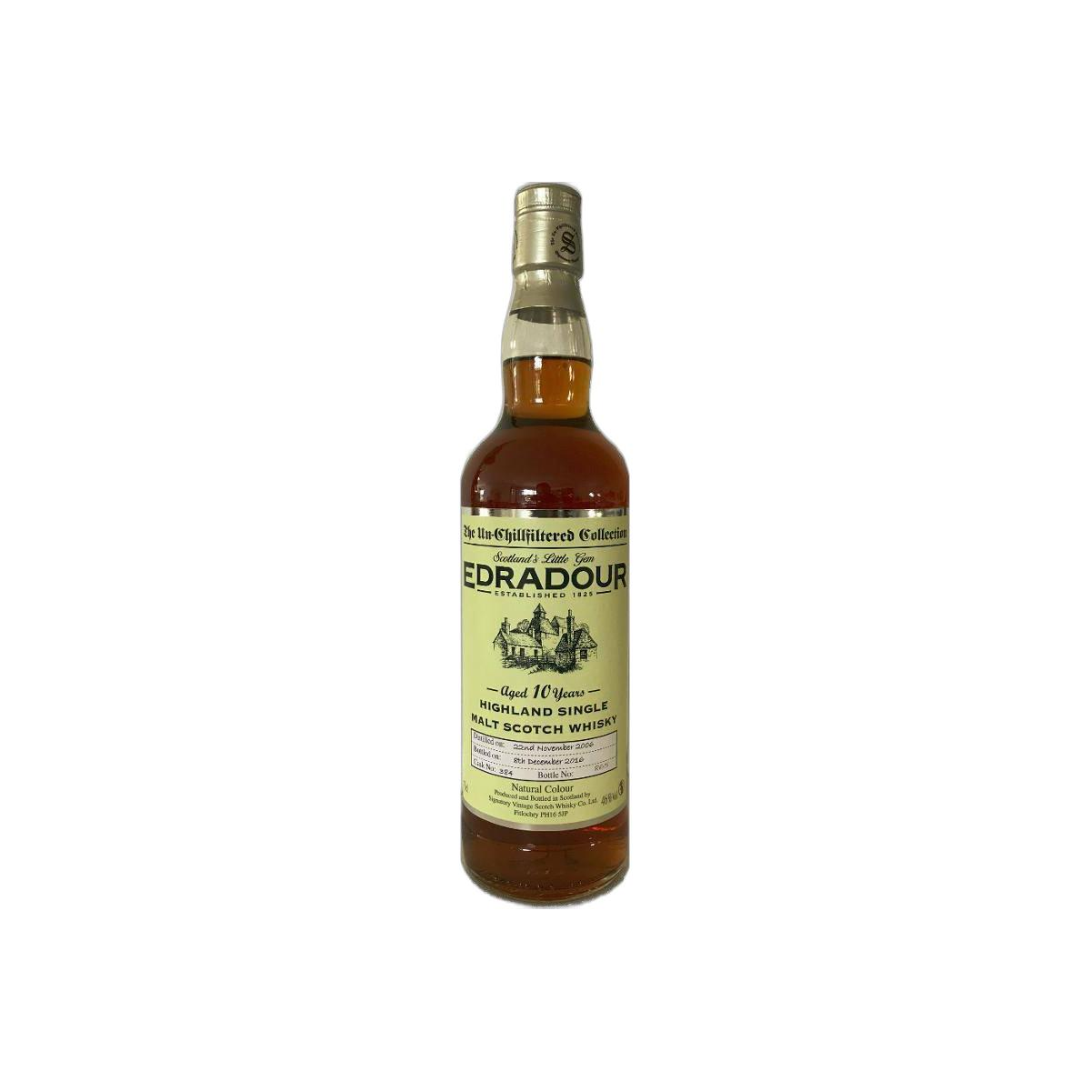 Edradour The Un-Chillfiltered Collection 2006 10 Years Single Malt Whisky