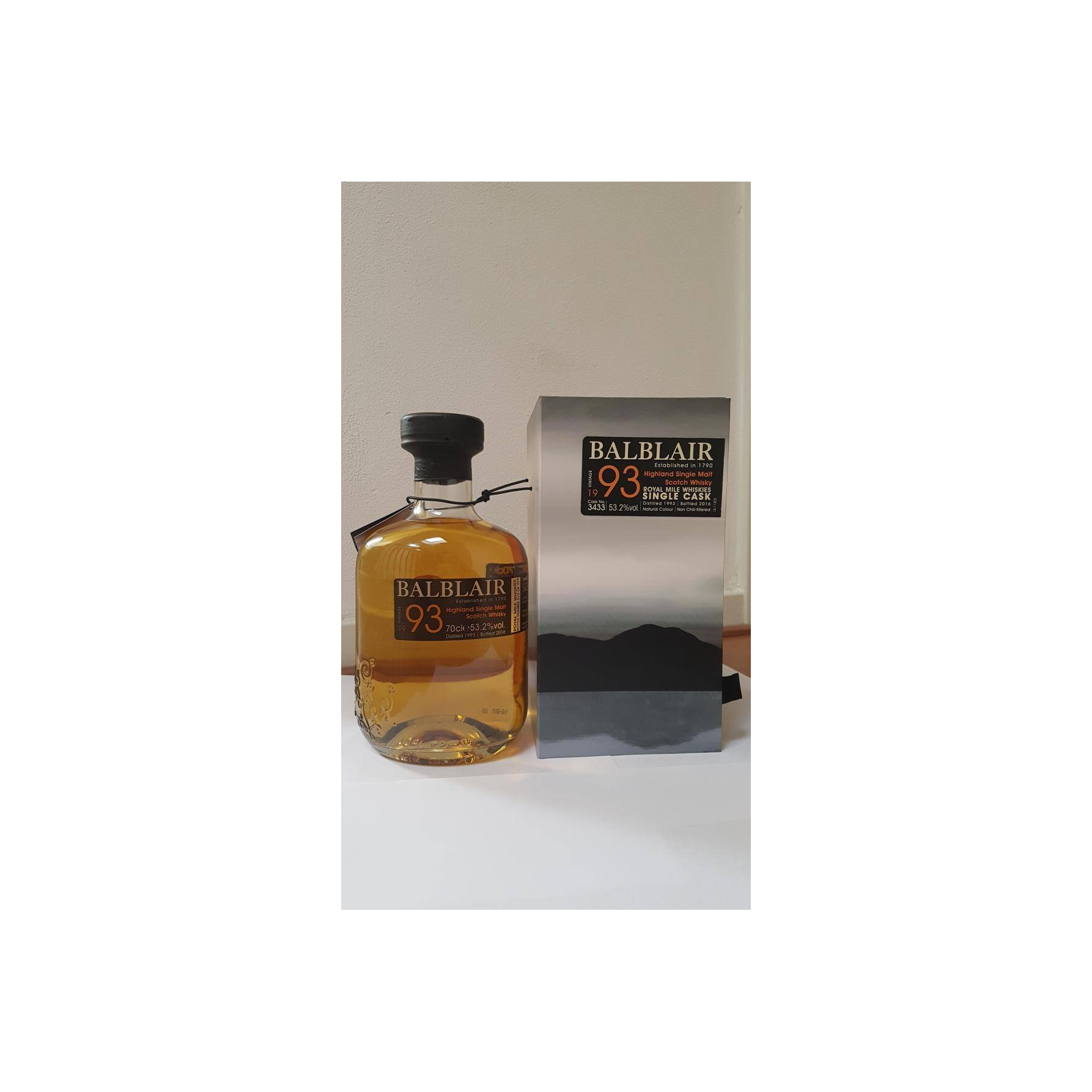 Balblair Single Cask 1993 23 Years Single Malt Whisky 2