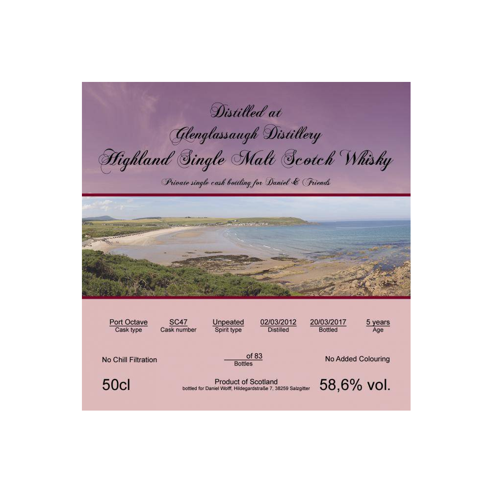 Glenglassaugh 2012 5 Years Single Malt Whisky 2