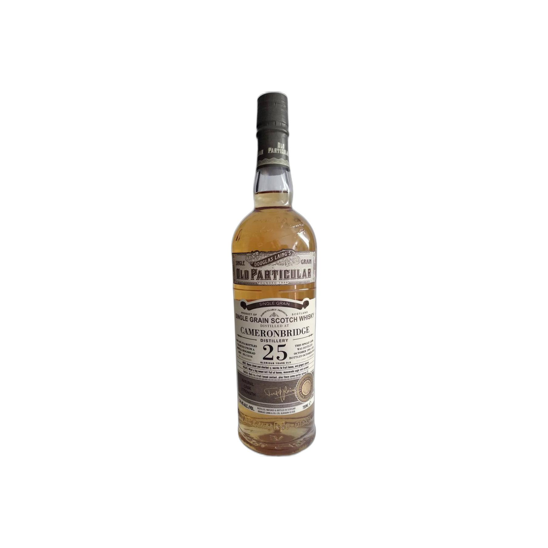 Cameronbridge Old Particular 1991 25 Years Single Grain Whisky