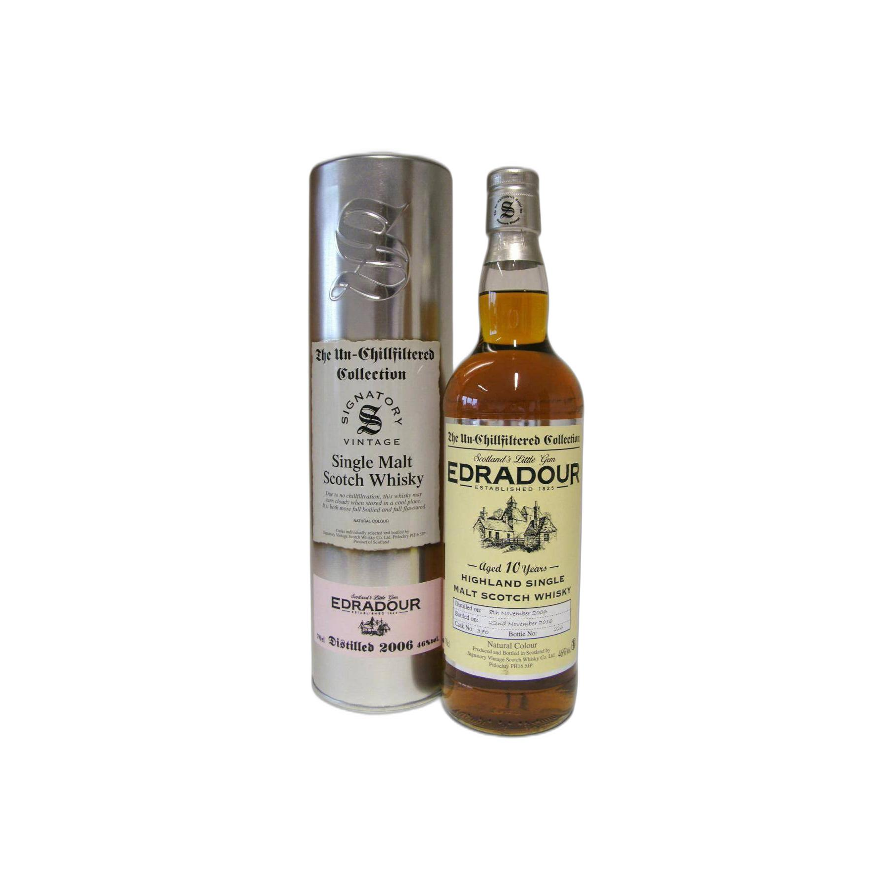 Edradour The Un-Chillfiltered Collection 2006 10 Years Single Malt Whisky 2