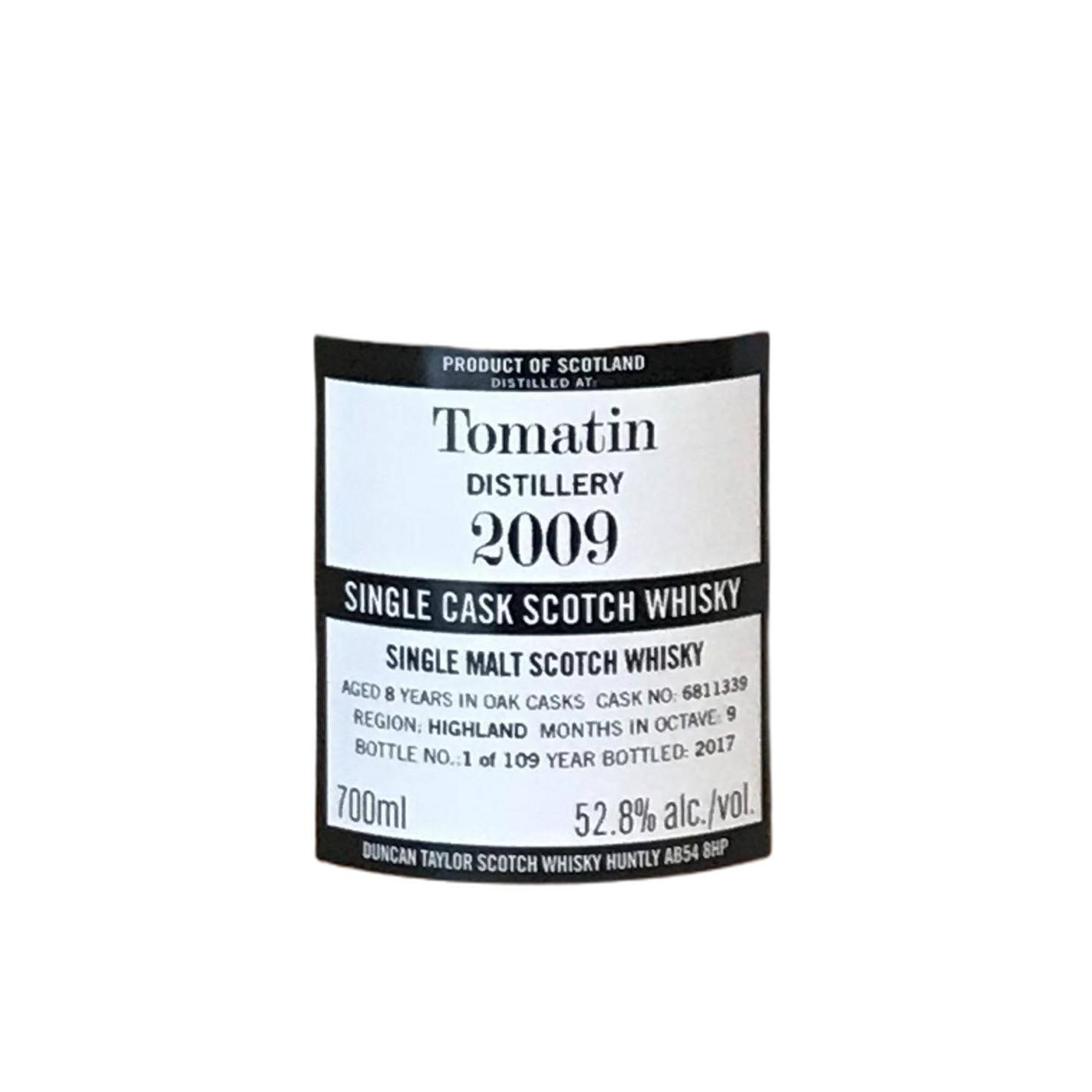 Tomatin The Octave 2009 8 Years Single Malt Whisky 2