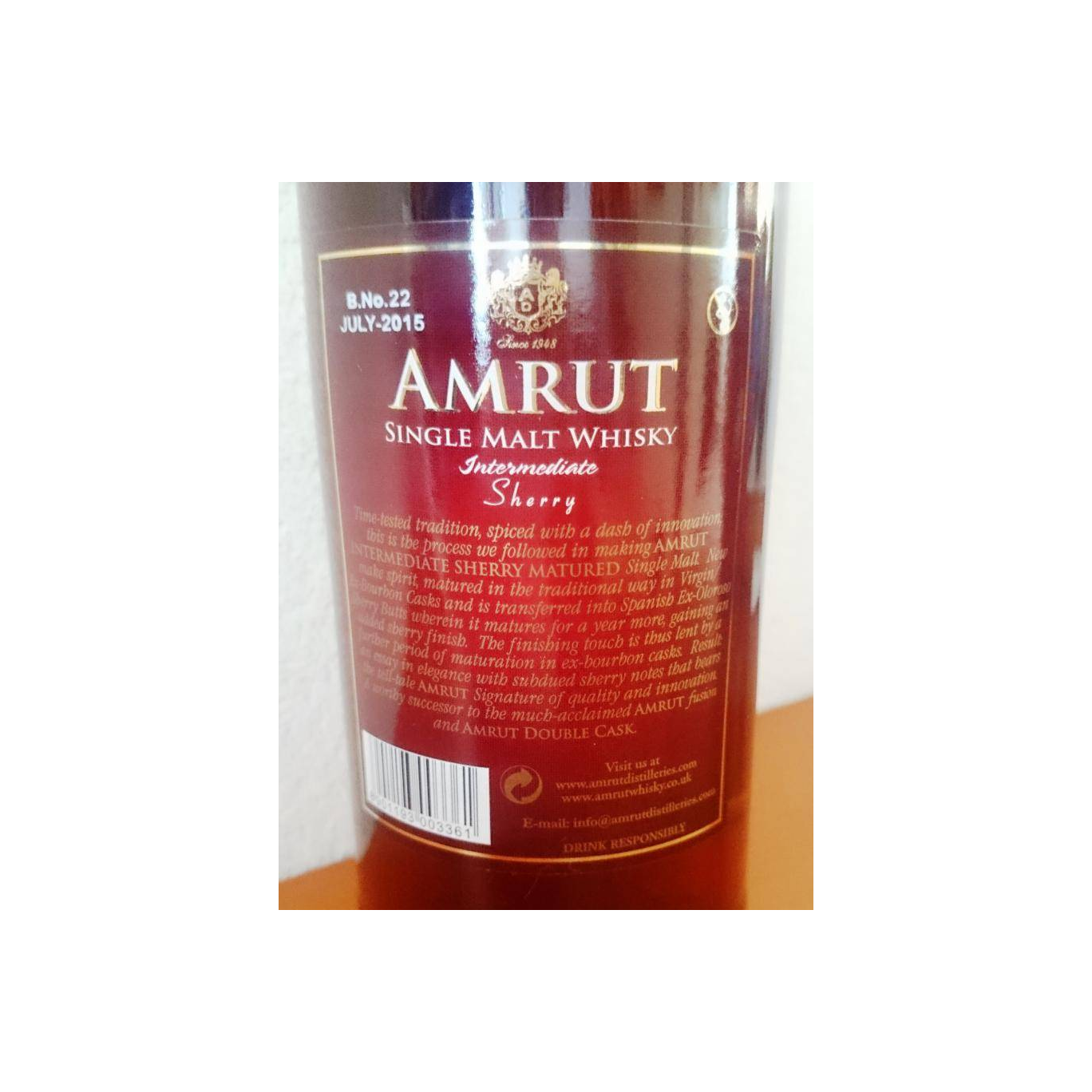 Amrut Single Malt Whisky 3