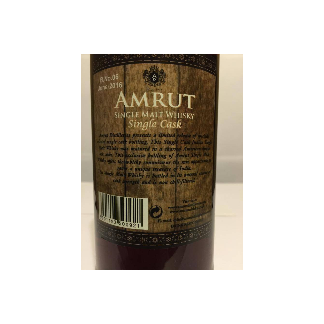Amrut Single Cask 2010 6 Years Single Malt Whisky 2