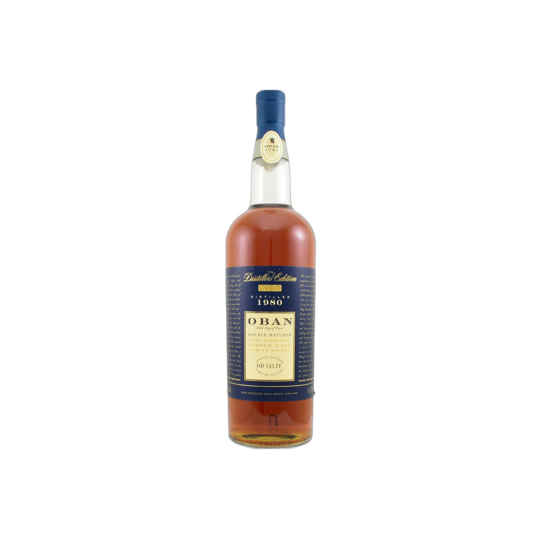 Oban The Distillers Edition 1980 17 Years Single Malt Whisky