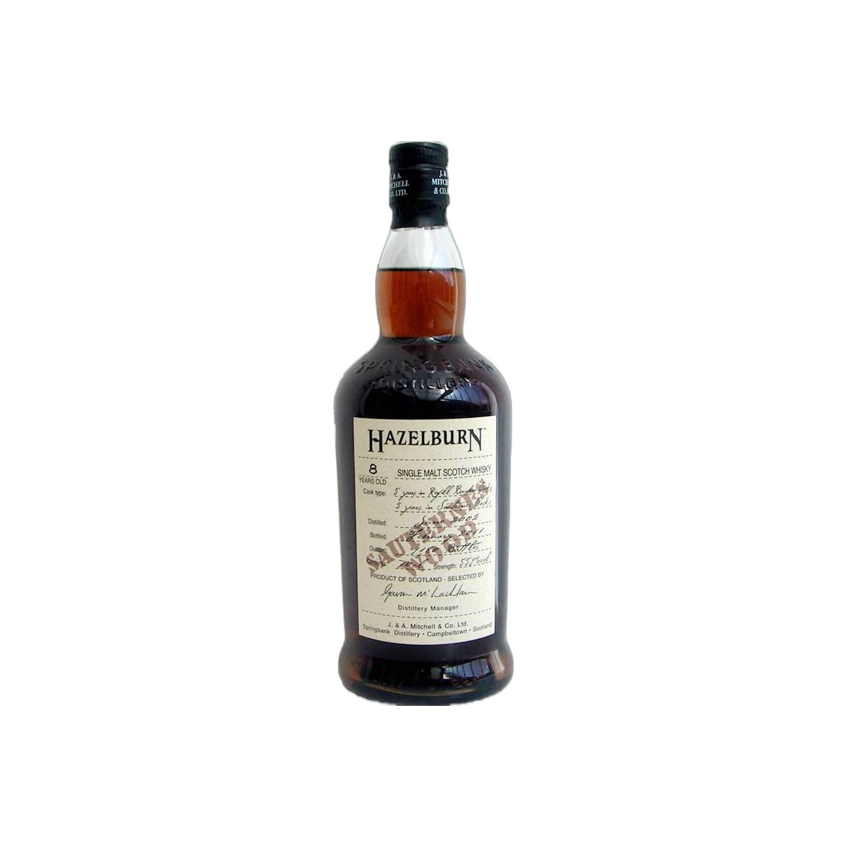 Hazelburn 2002 8 Years Single Malt Whisky