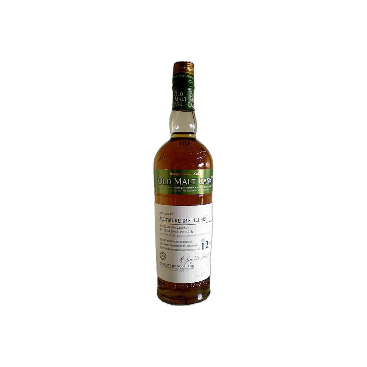 Aultmore Old Malt Cask 1996 12 Years Single Malt Whisky