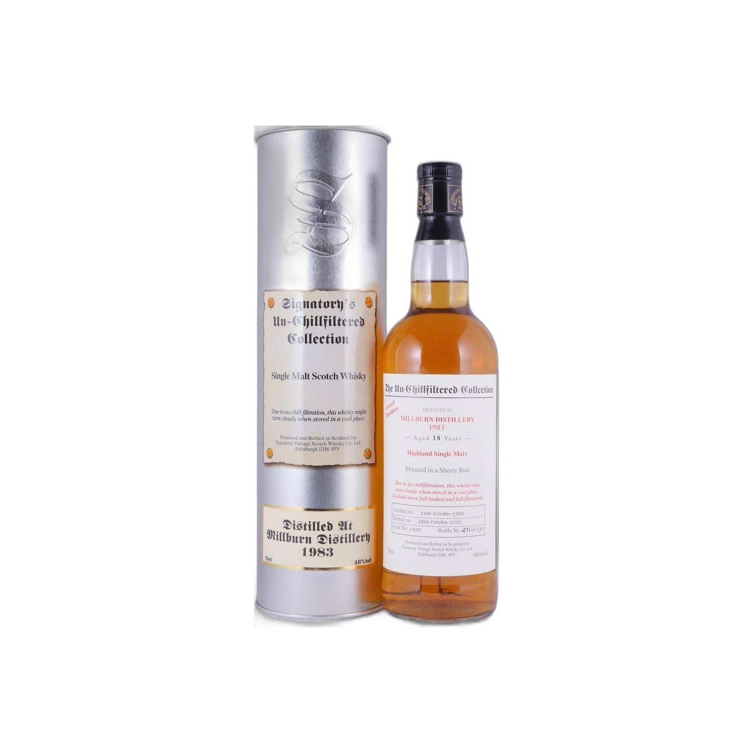 The Scotch Malt Whisky Society The Un-Chillfiltered Collection 1983 18 Years Single Malt Whisky 2