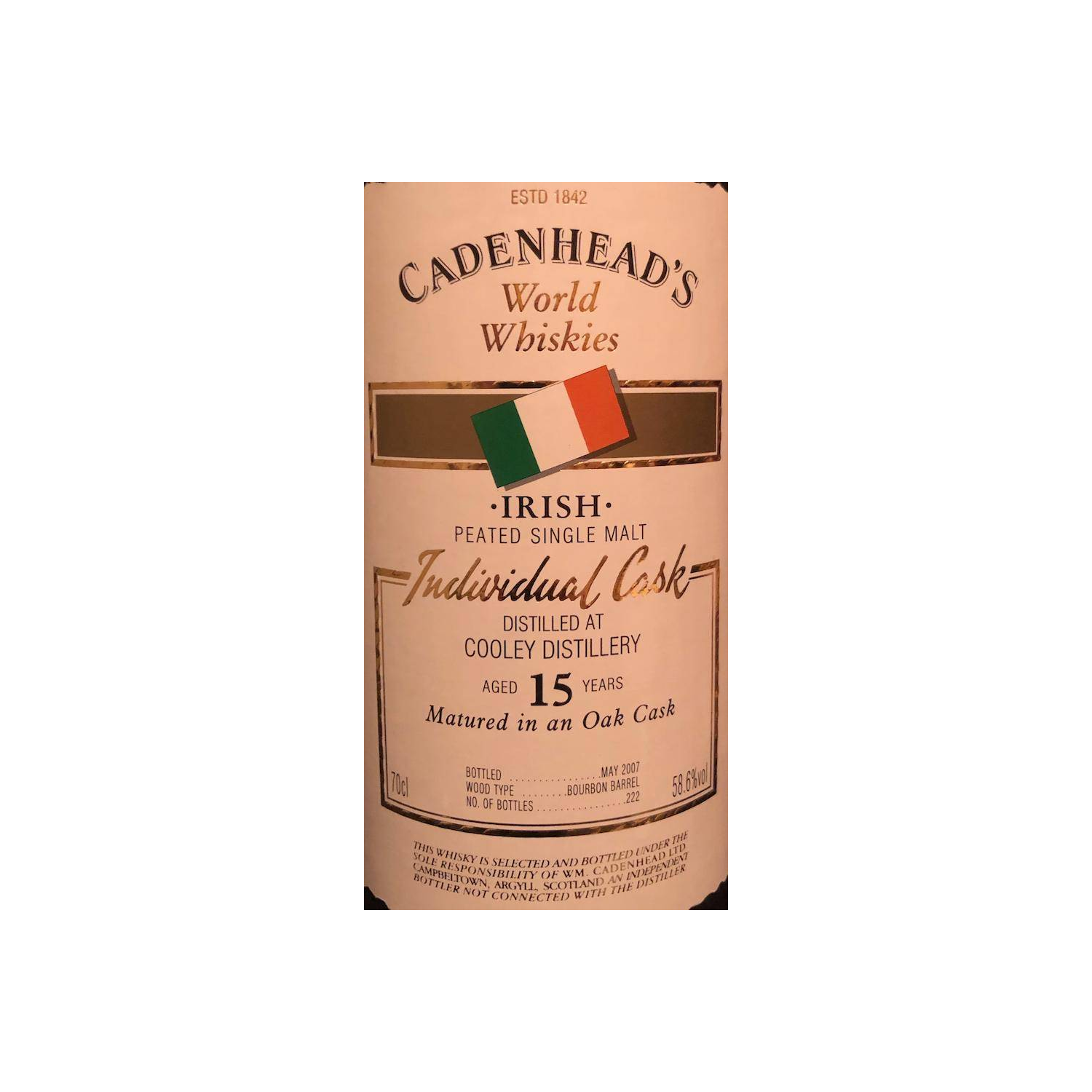 The Scotch Malt Whisky Society 15 Years Single Malt Whisky
