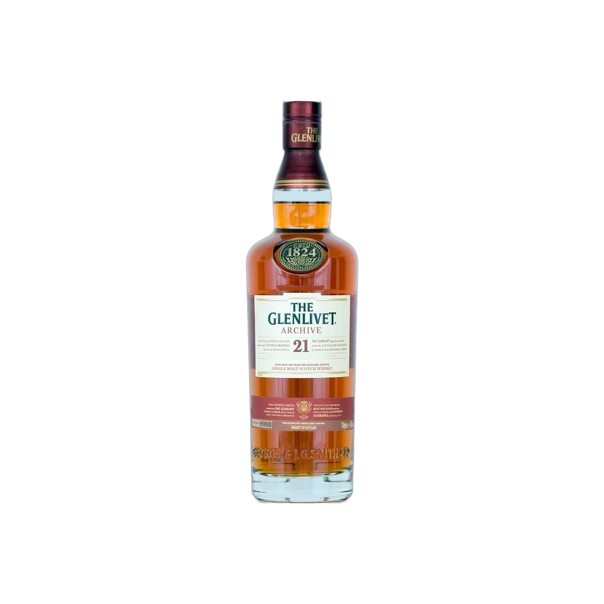 The Glenlivet 21 Years Single Malt Whisky