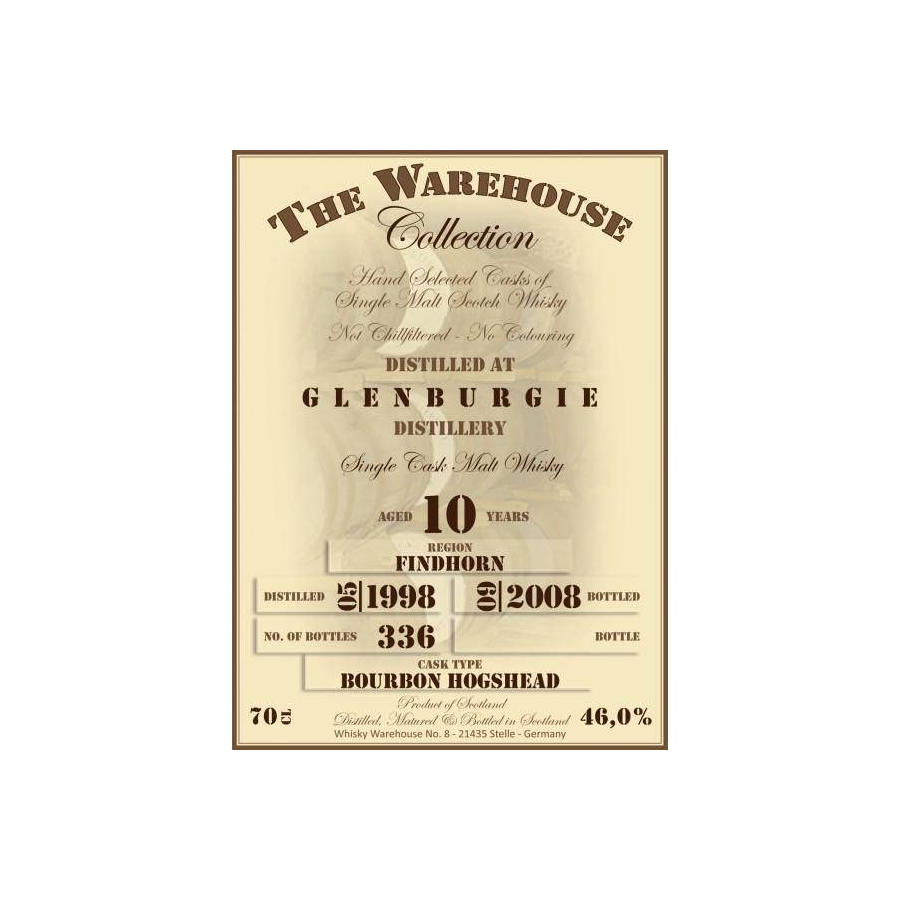 Glenburgie 1998 10 Years Single Malt Whisky