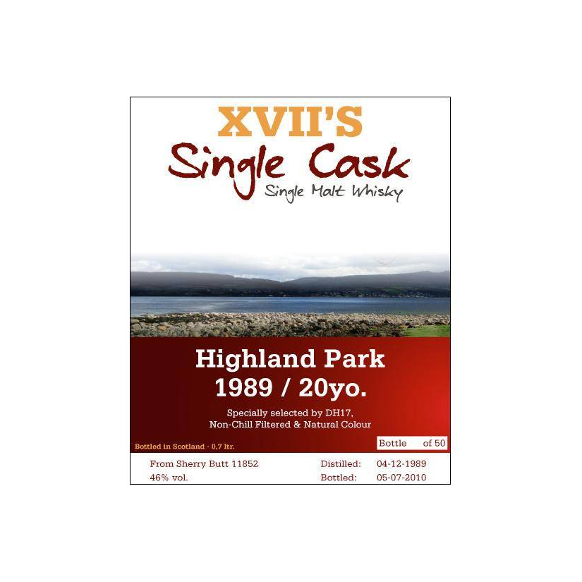 Highland Park 1989 20 Years Single Malt Whisky 2