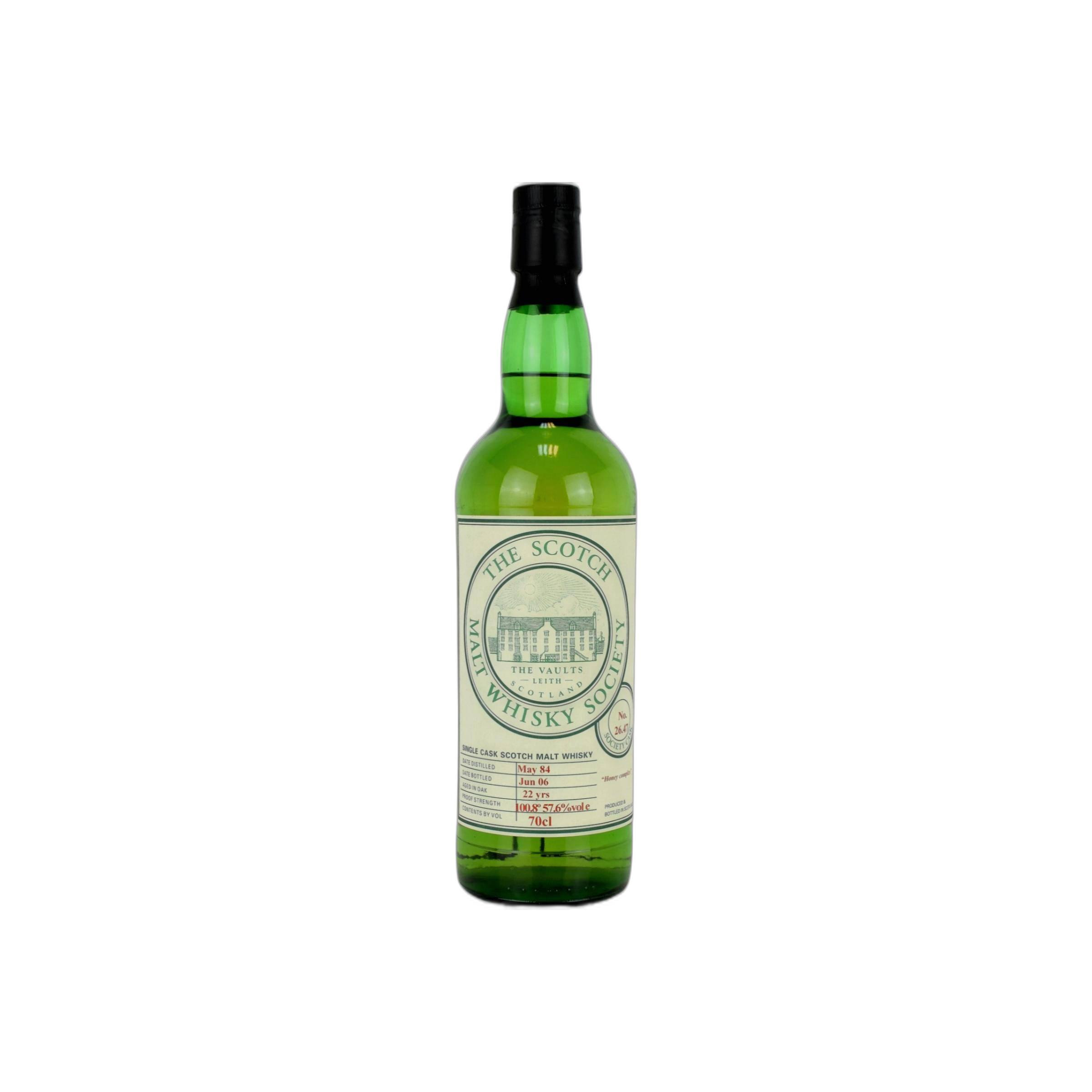 The Scotch Malt Whisky Society 1984 22 Years Single Malt Whisky