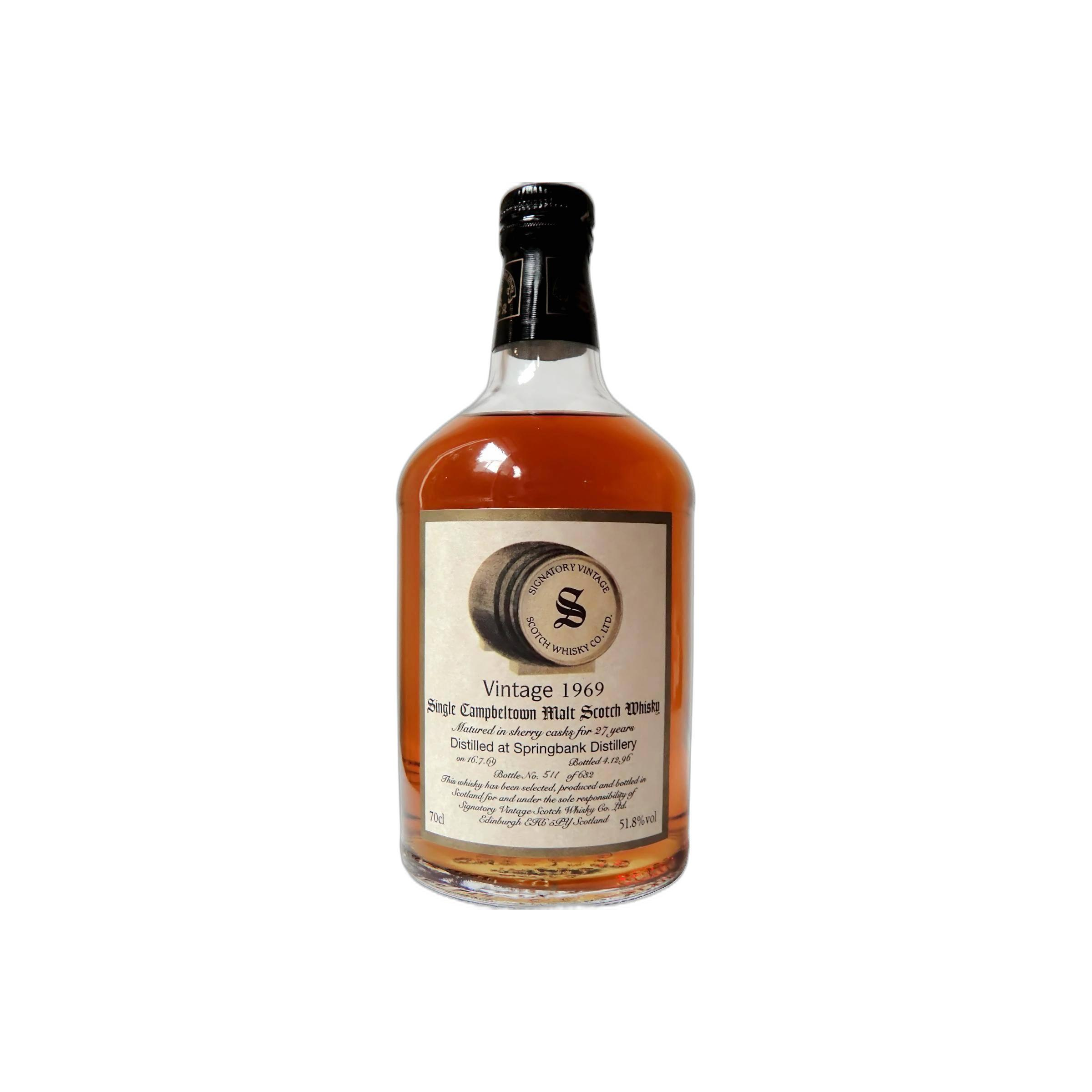 Springbank Vintage Collection - Dumpy 1969 27 Years Single Malt Whisky 2