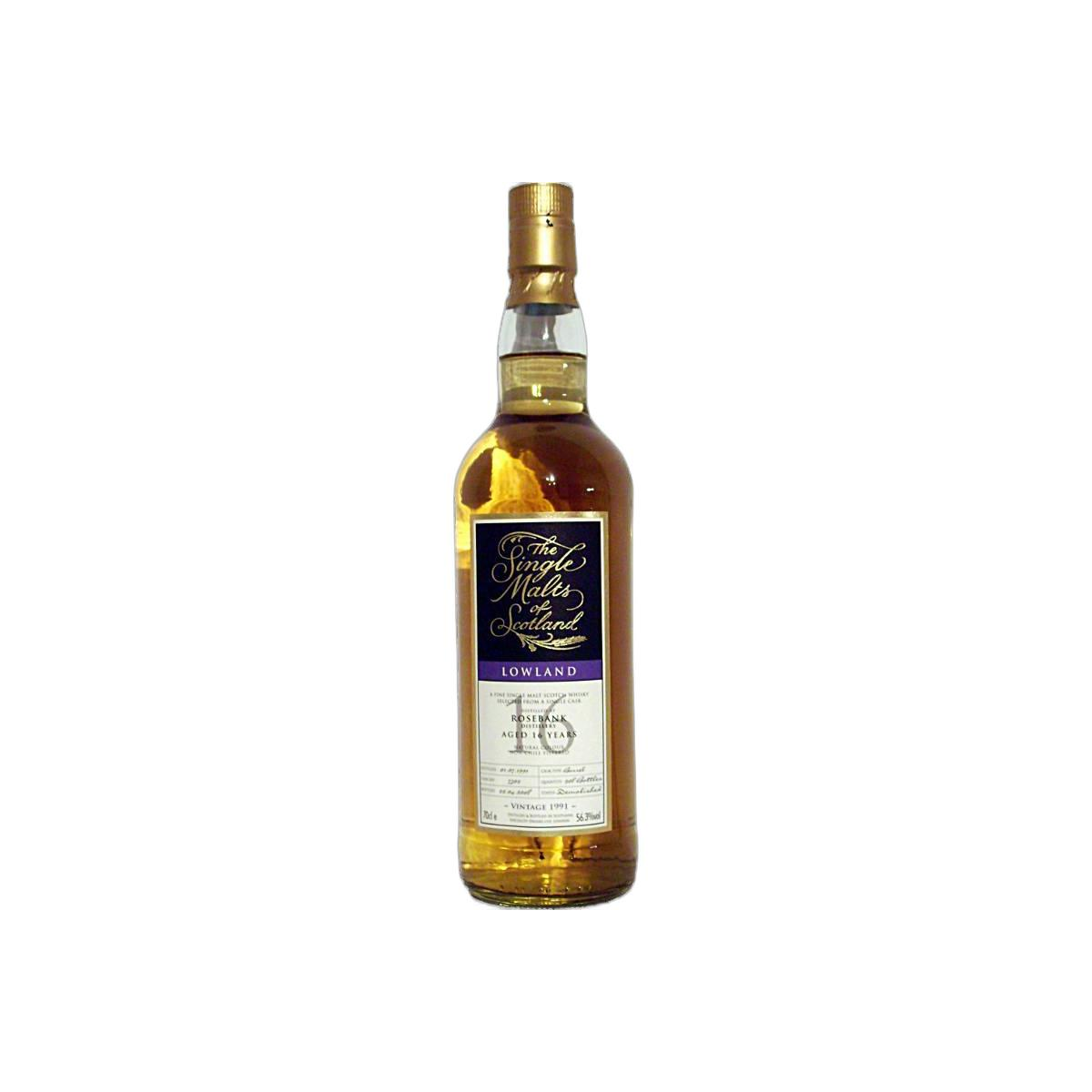 Rosebank The Single Malts of Scotland 1991 16 Years Single Malt Whisky