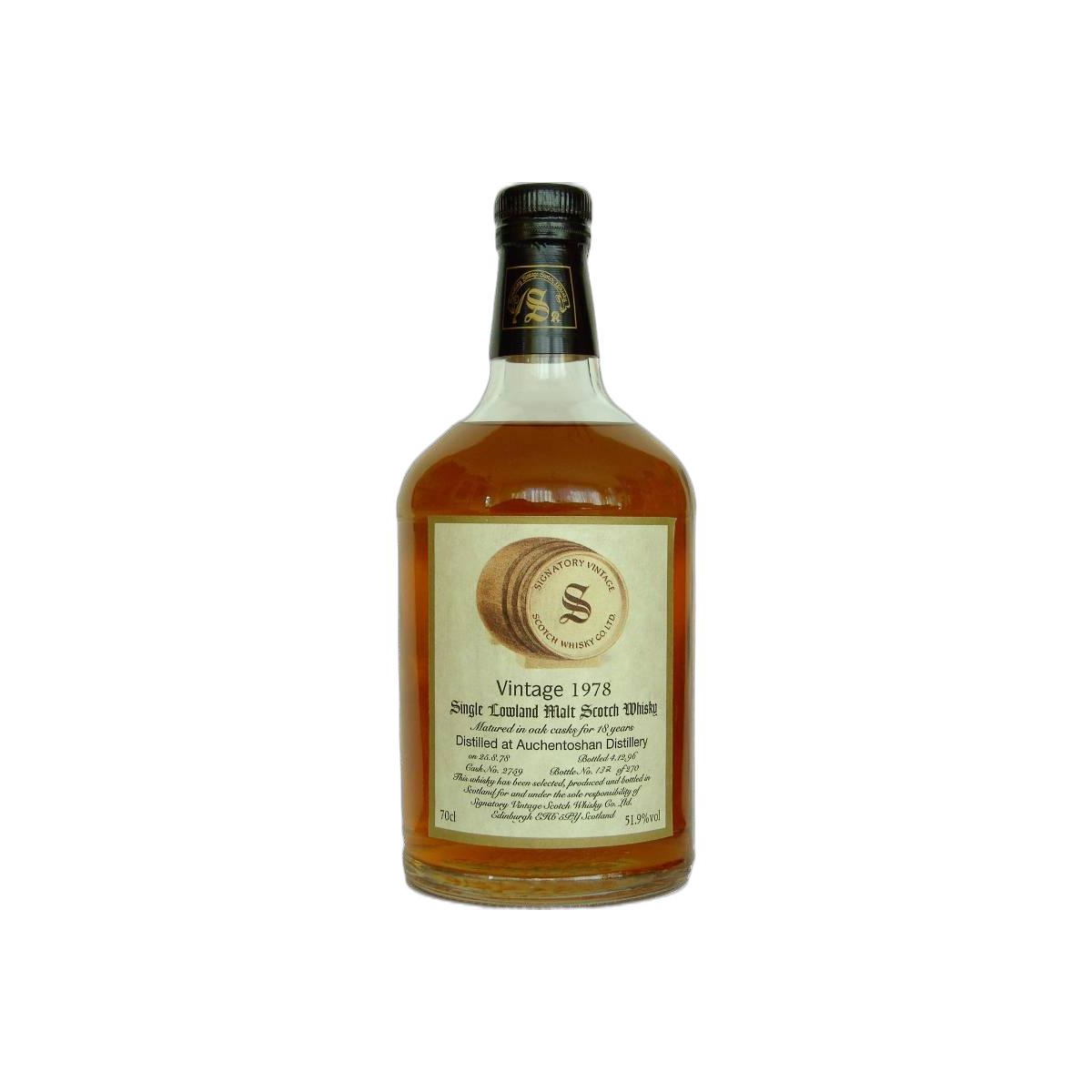 Auchentoshan Vintage Collection - Dumpy 1978 18 Years Single Malt Whisky
