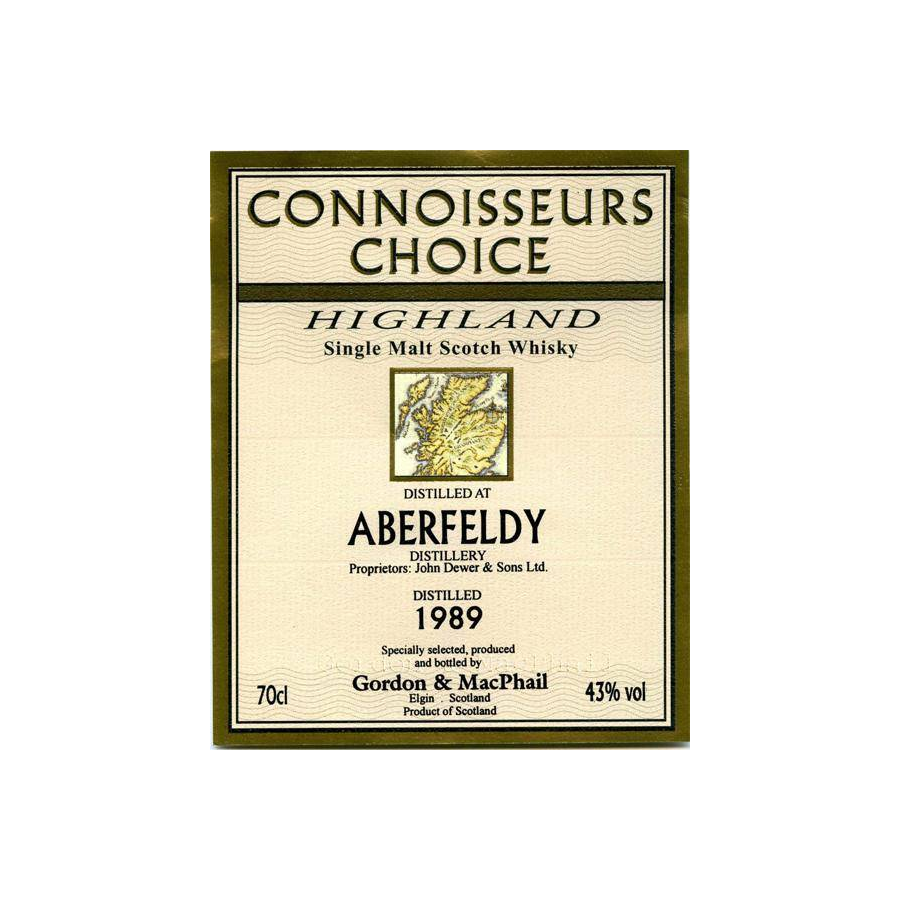 Aberfeldy Connoisseurs Choice 1989 17 Years Single Malt Whisky 2
