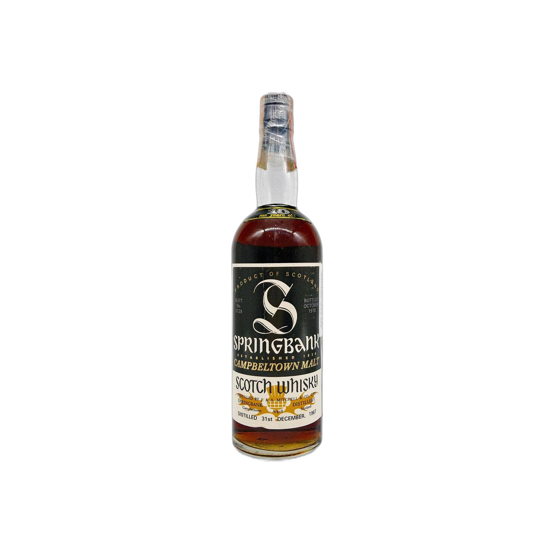 Springbank 1967 10 Years Single Malt Whisky