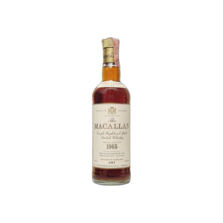 The Macallan 1965 17 Years Single Malt Whisky