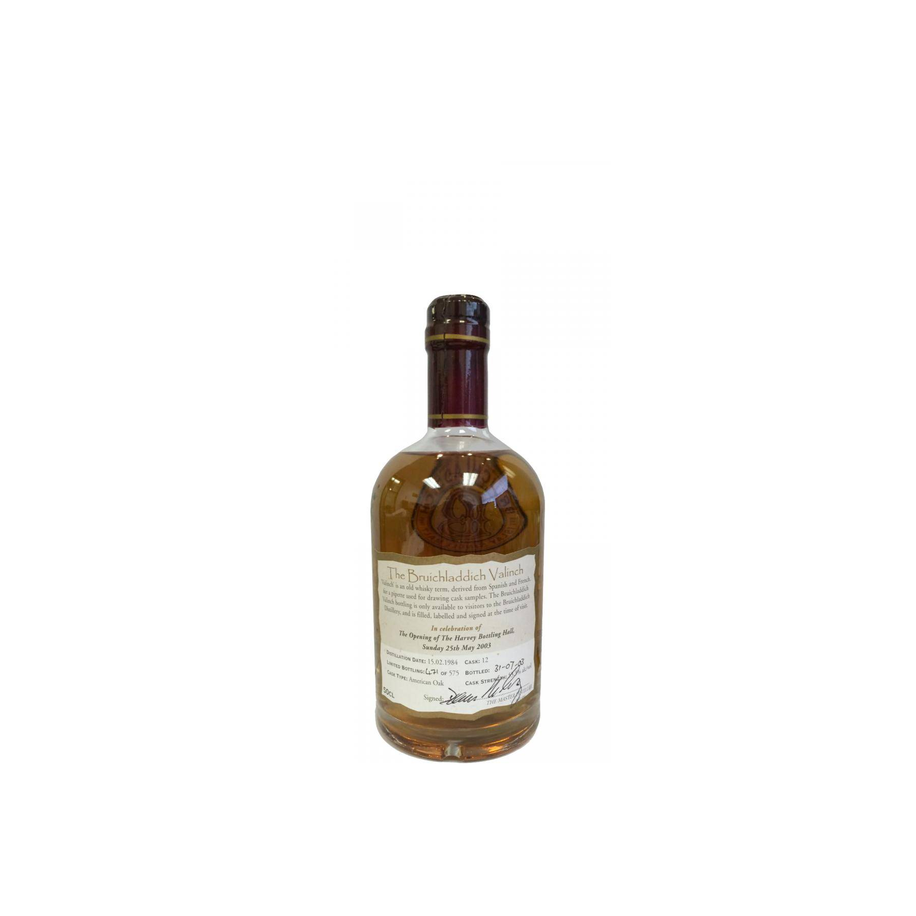 Bruichladdich 1984 19 Years Single Malt Whisky