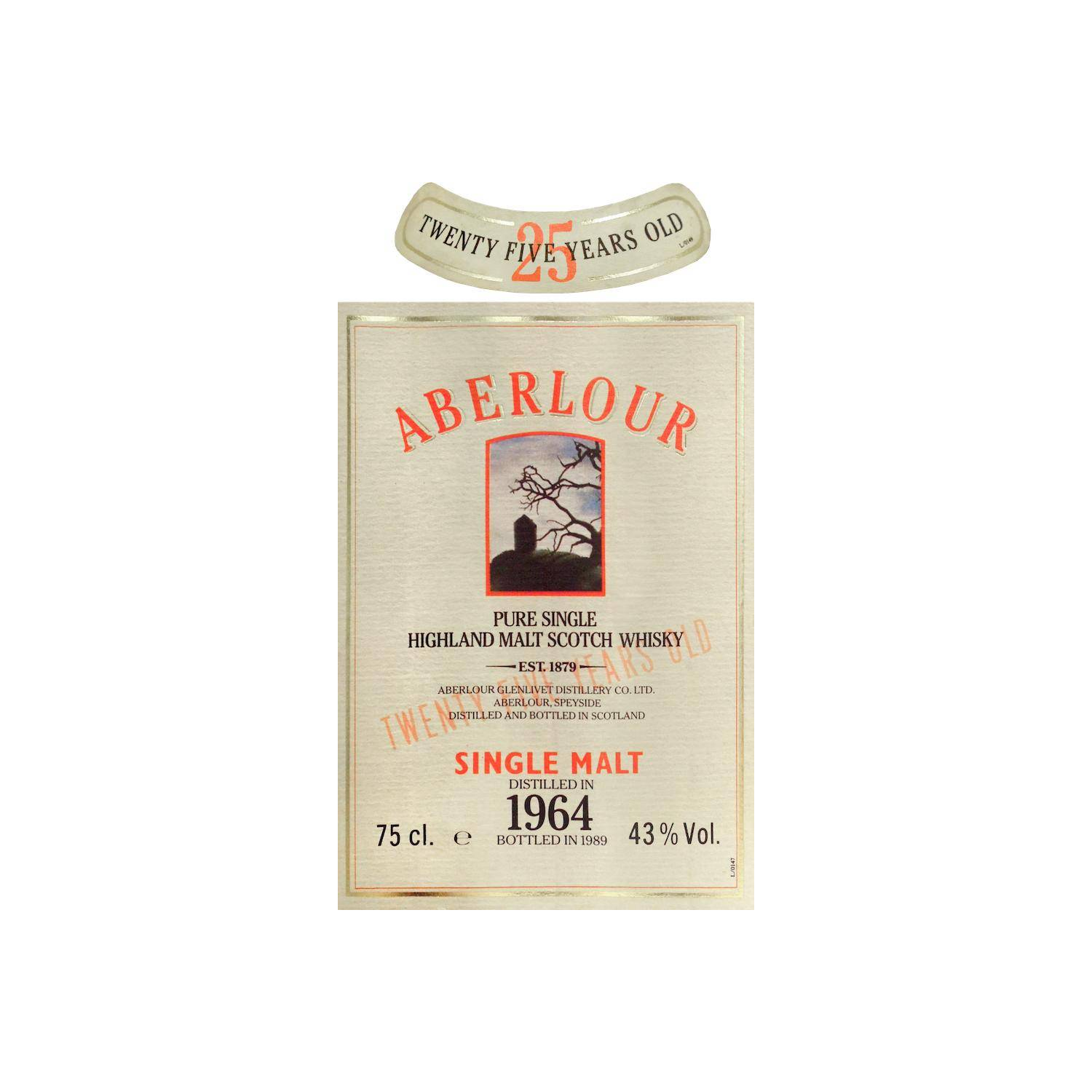 Aberlour 1964 25 Years Single Malt Whisky 3