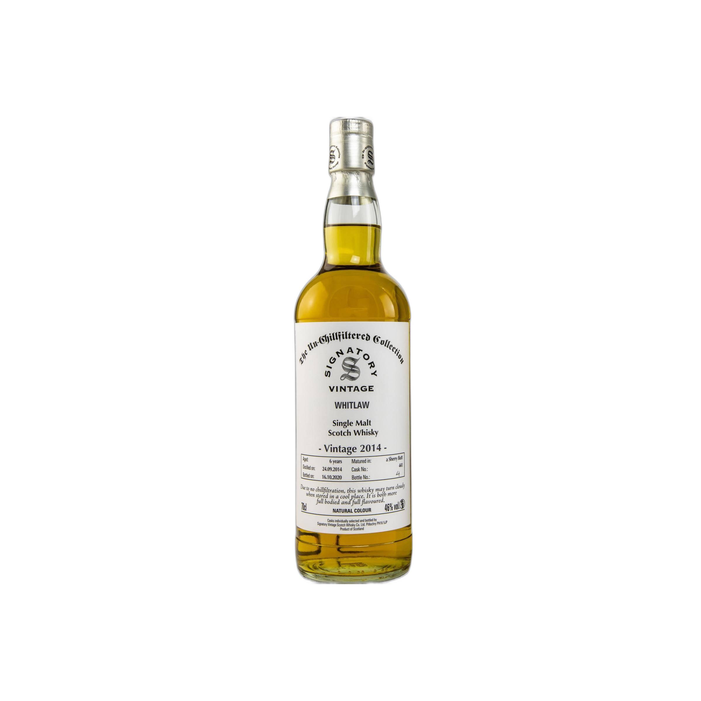 Signatory Vintage The Un-Chillfiltered Collection 2014 6 Years Single Malt Whisky