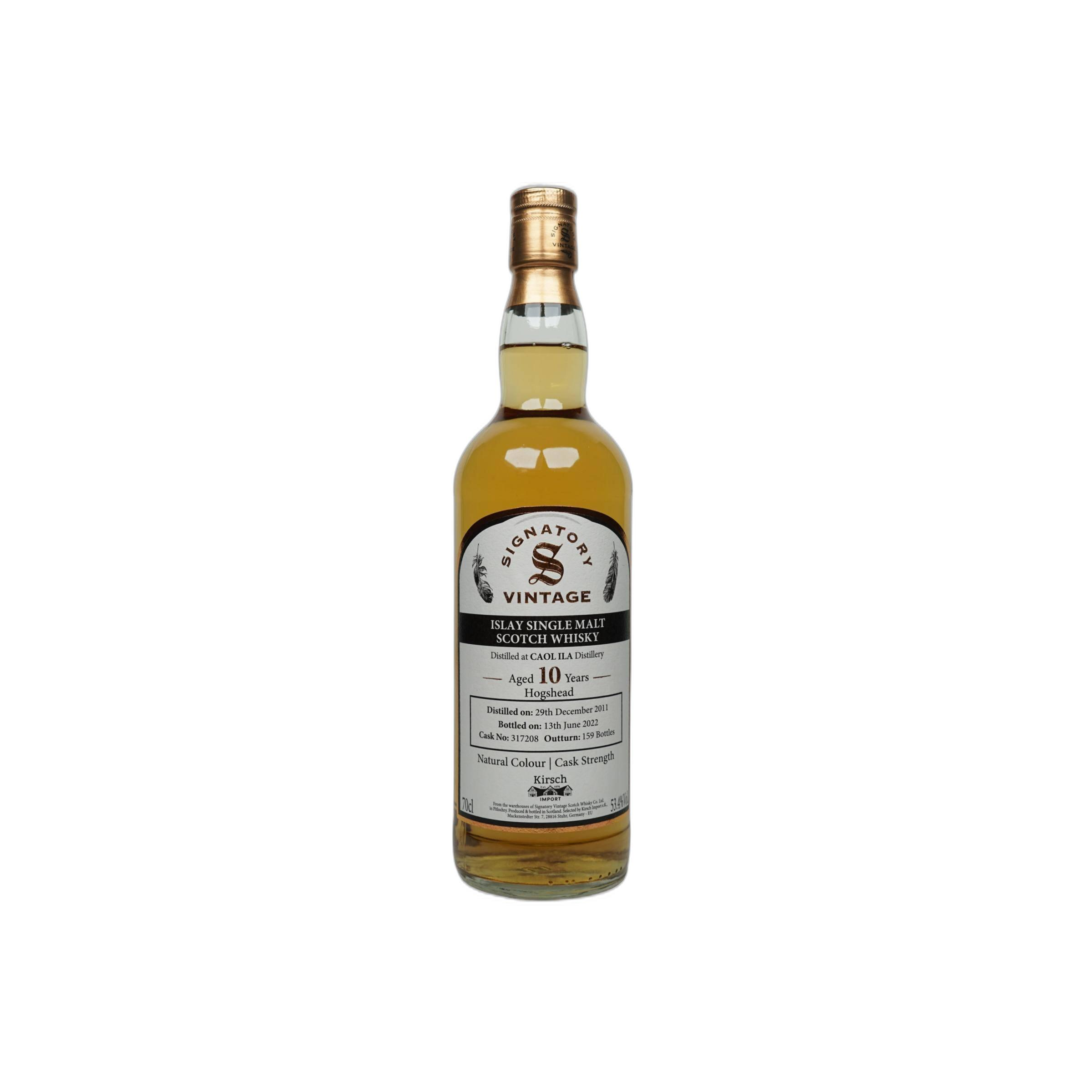 Caol Ila Cask Strength Collection 2011 10 Years Single Malt Whisky