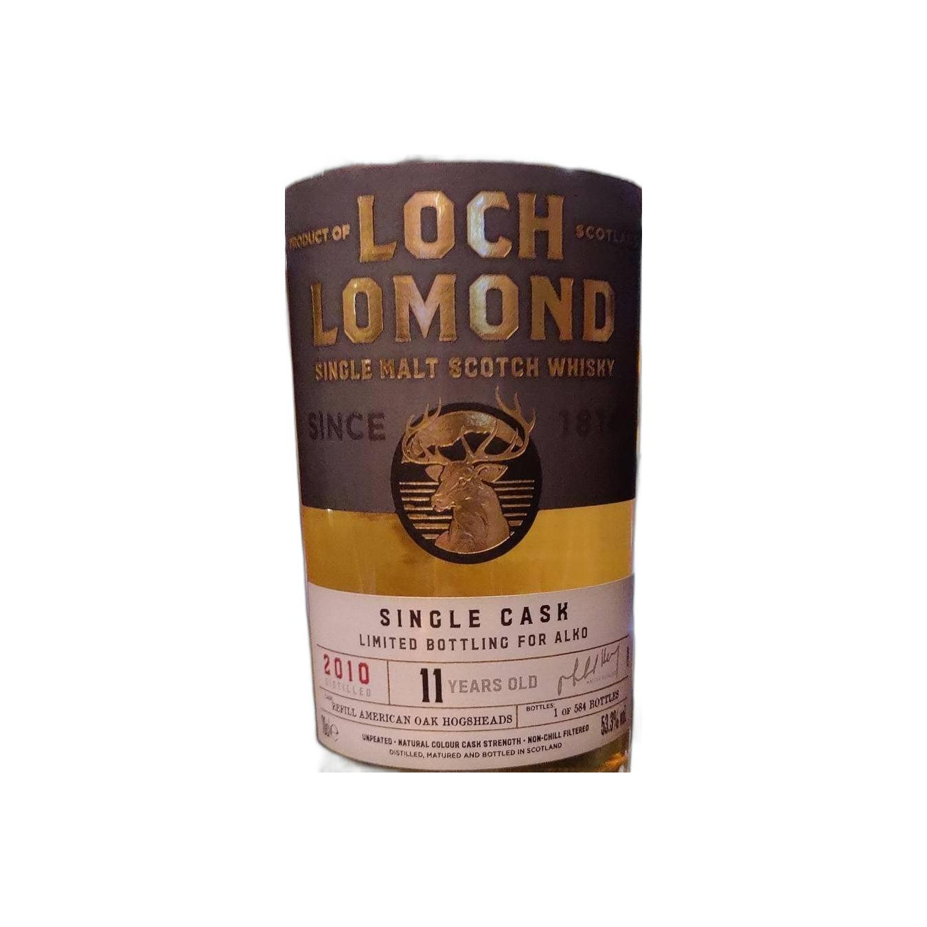 Loch Lomond Single Cask 2010 11 Years Single Malt Whisky