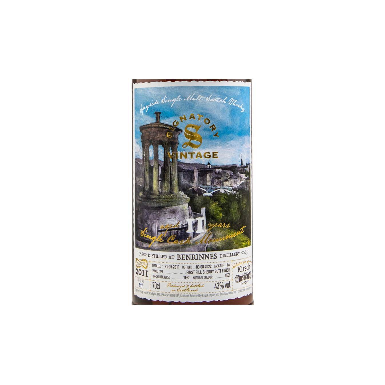 Benrinnes Vintage Collection 2011 11 Years Single Malt Whisky 3