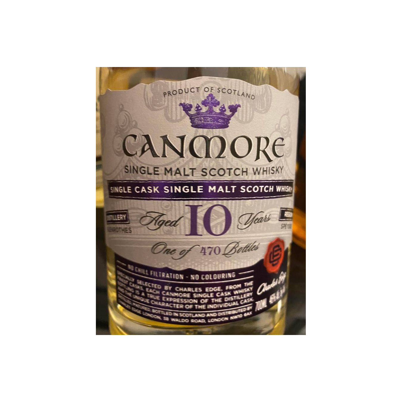 The Glenrothes Single Cask 2010 10 Years Single Malt Whisky