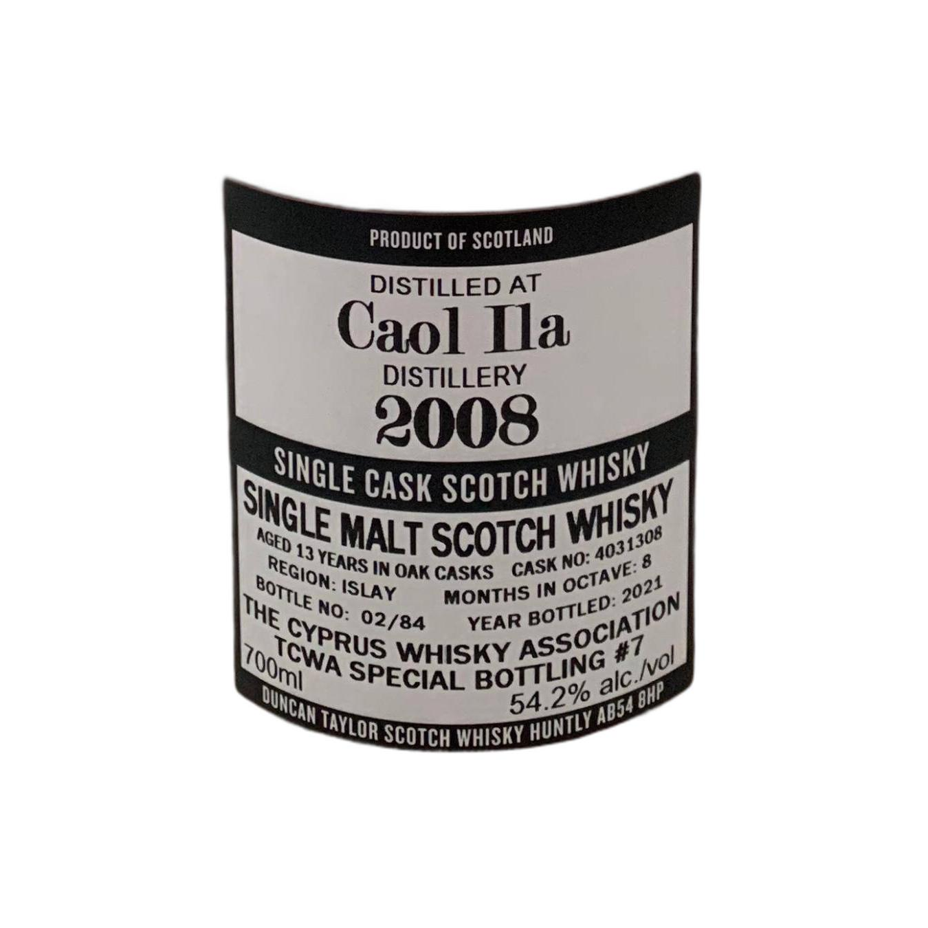 Caol Ila The Octave 2008 13 Years Single Malt Whisky 3