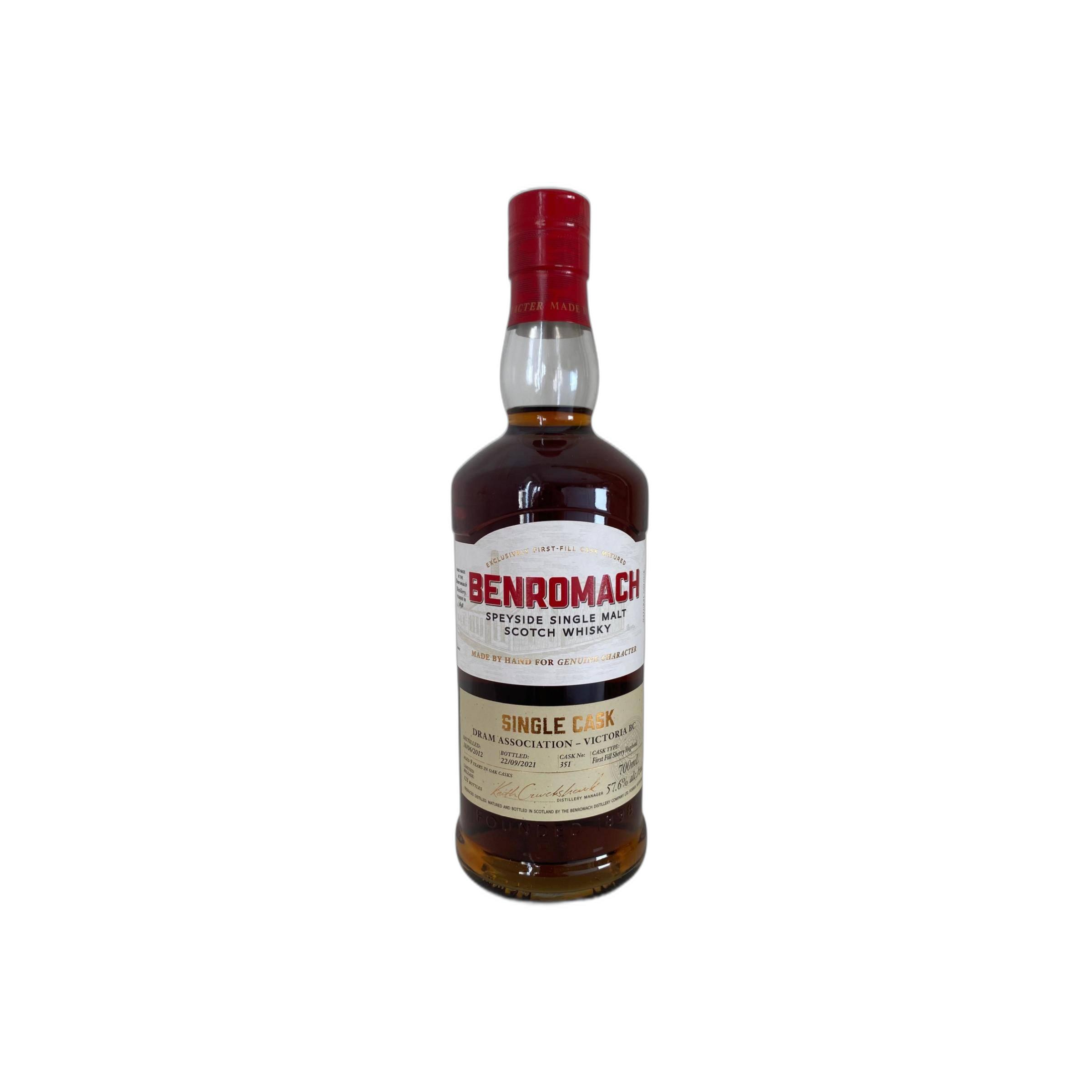 Benromach Single Cask 2012 9 Years Single Malt Whisky