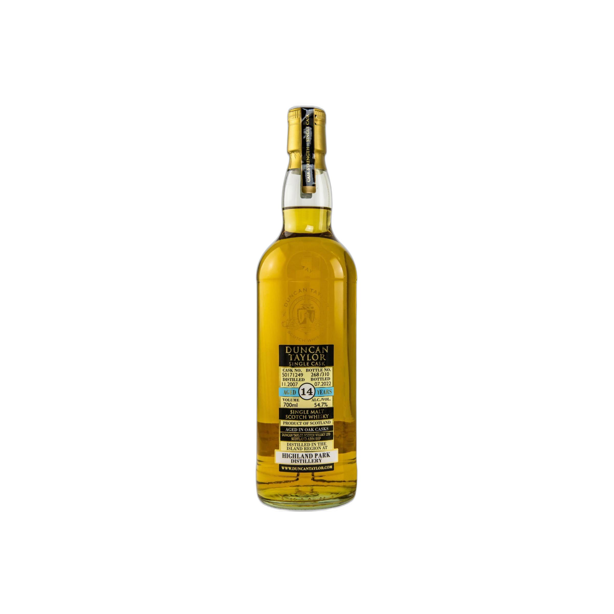 Highland Park Single Cask 2007 14 Years Single Malt Whisky